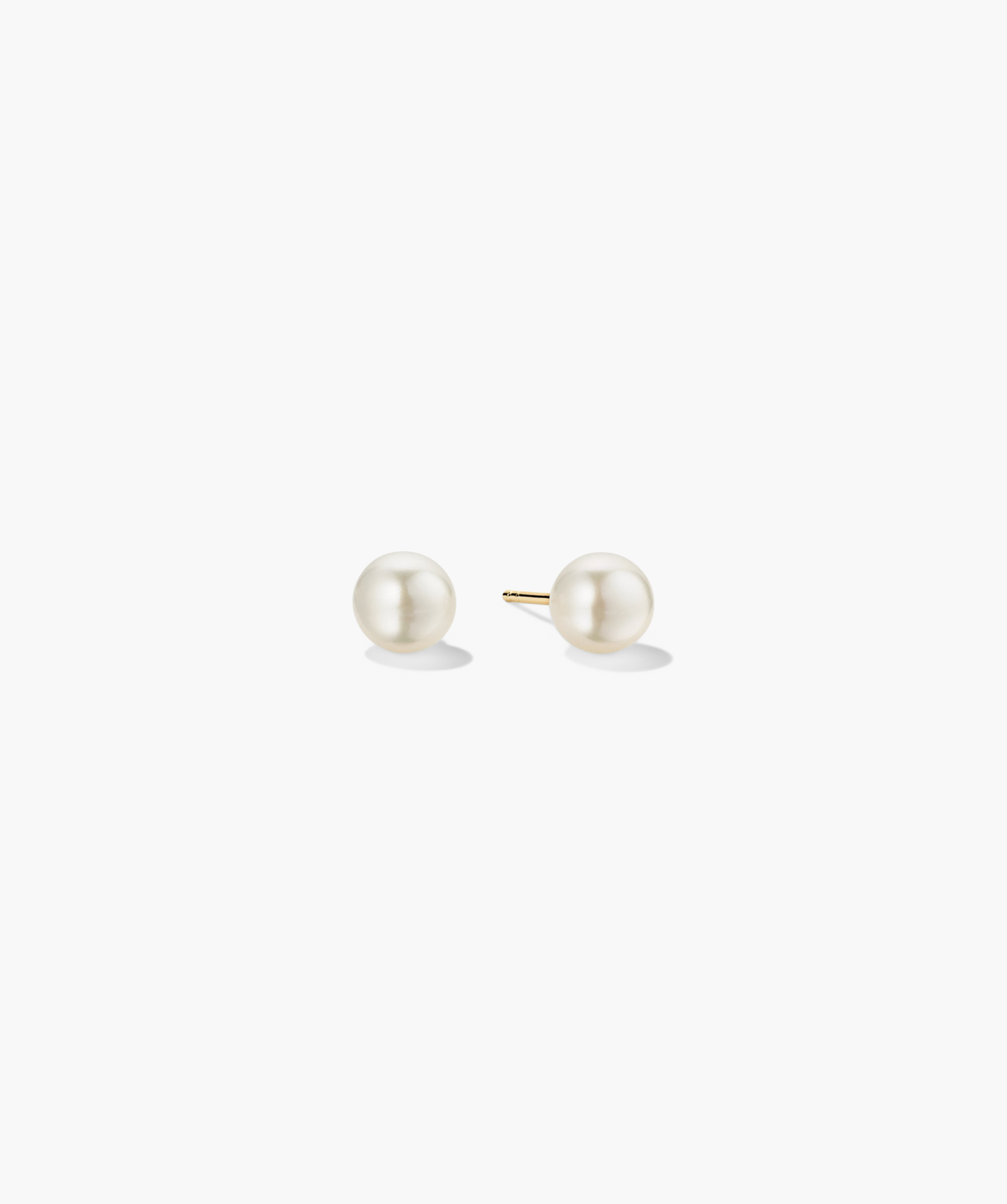 Pearl Oversized Studs (18k Gold Vermeil)