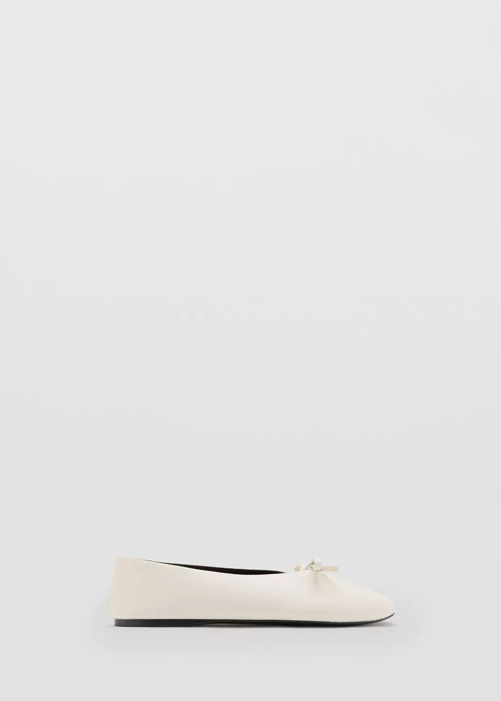 Ballet Pump with Bow Detail (Ecru)