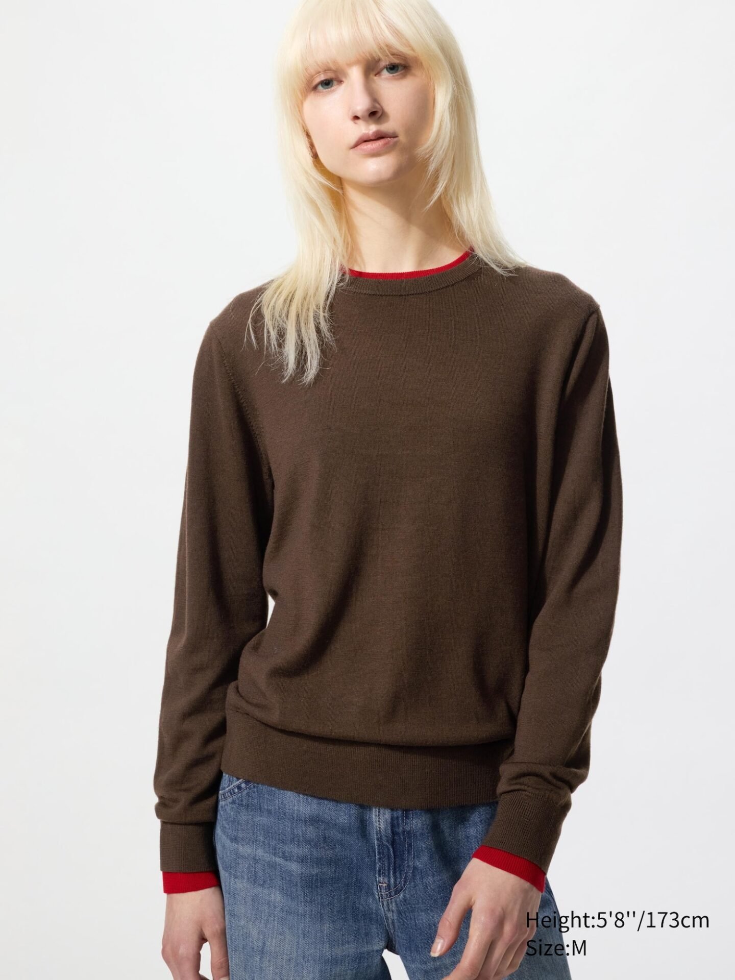 Merino Sweater (38 Dark Brown)