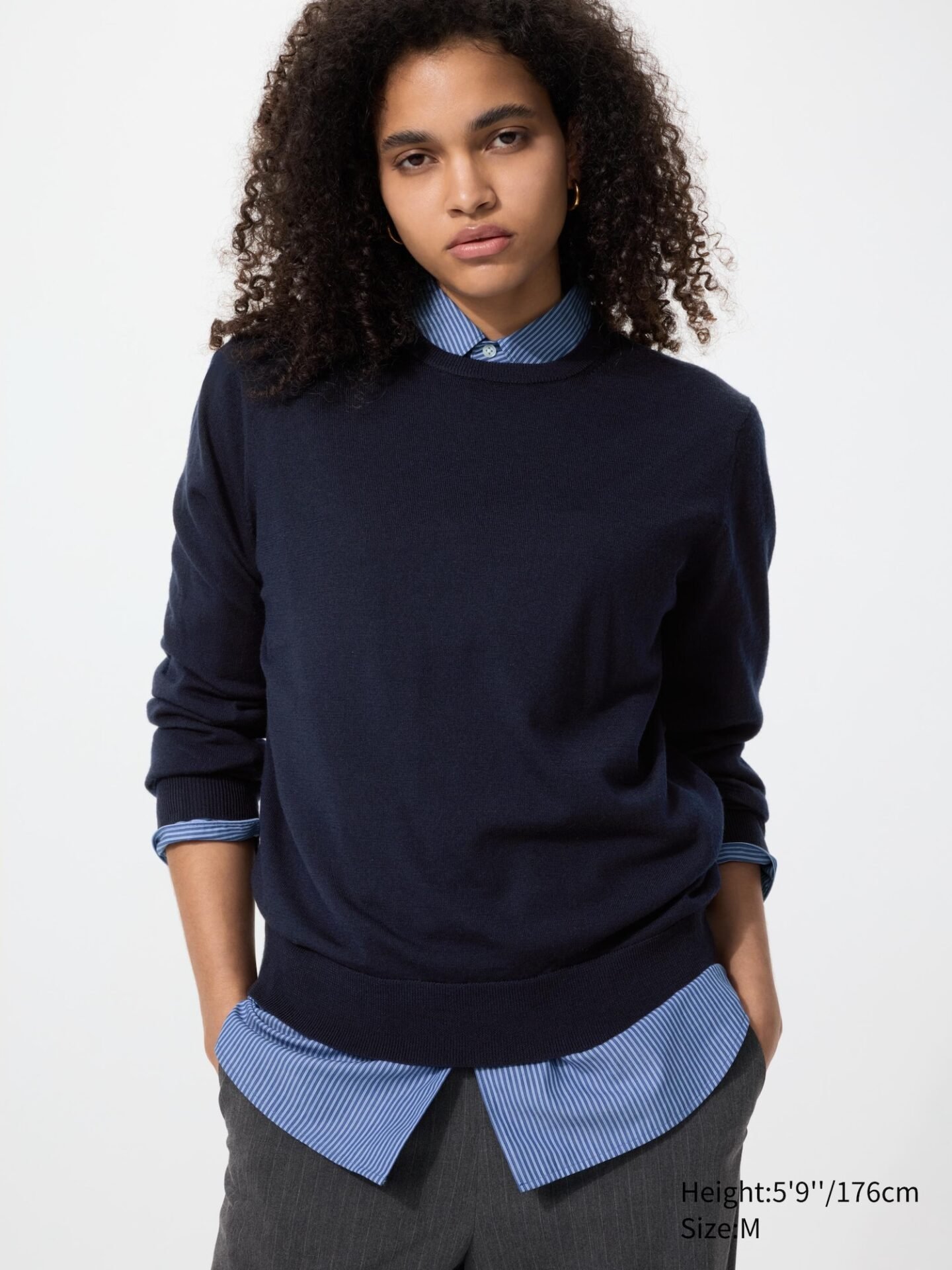 Merino Sweater (69 Navy)
