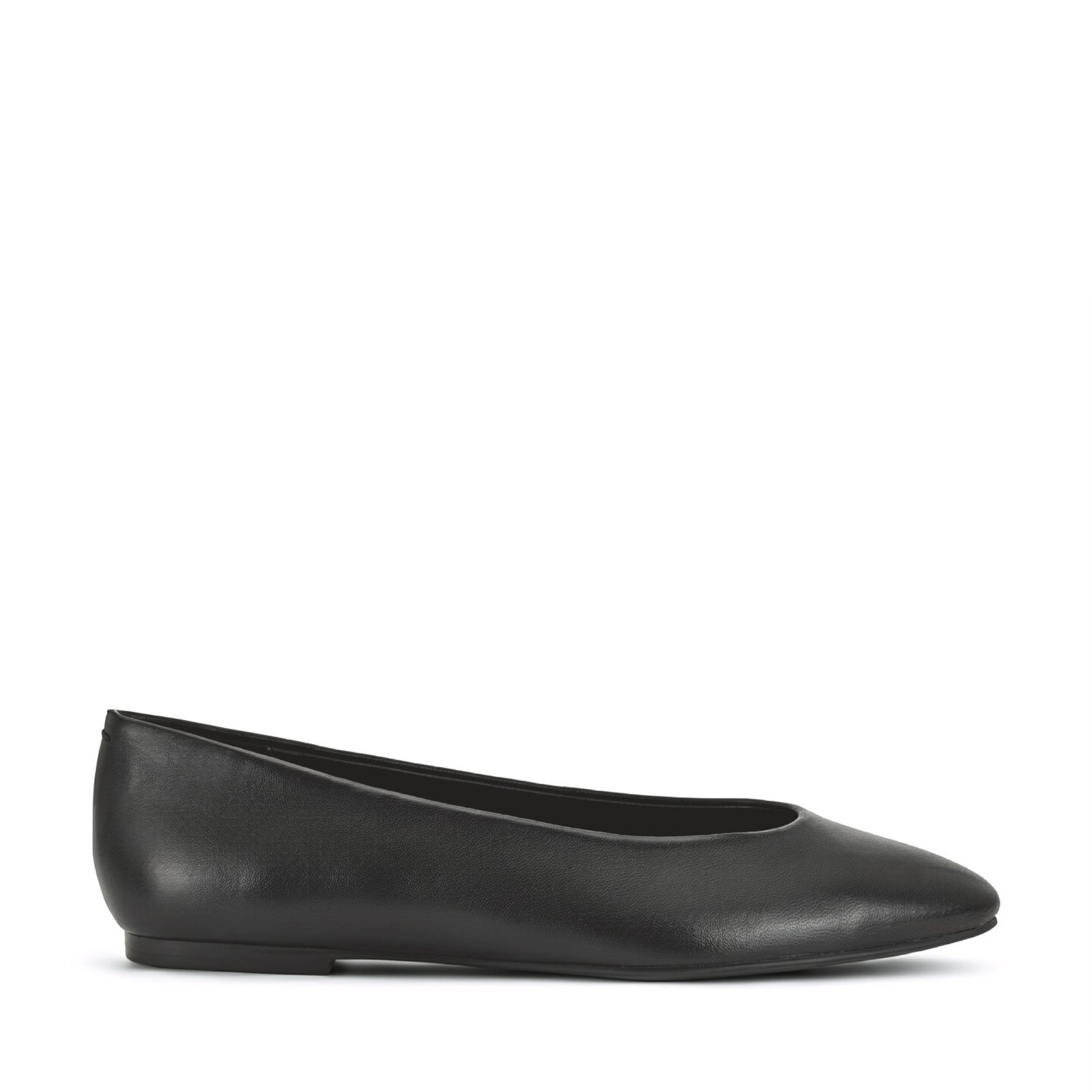 Valore Ballet Flats (Black Leather)