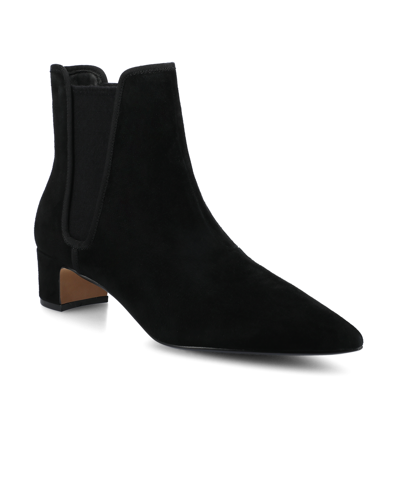 The Goldfinch 40 Chelsea Bootie (Black Suede)