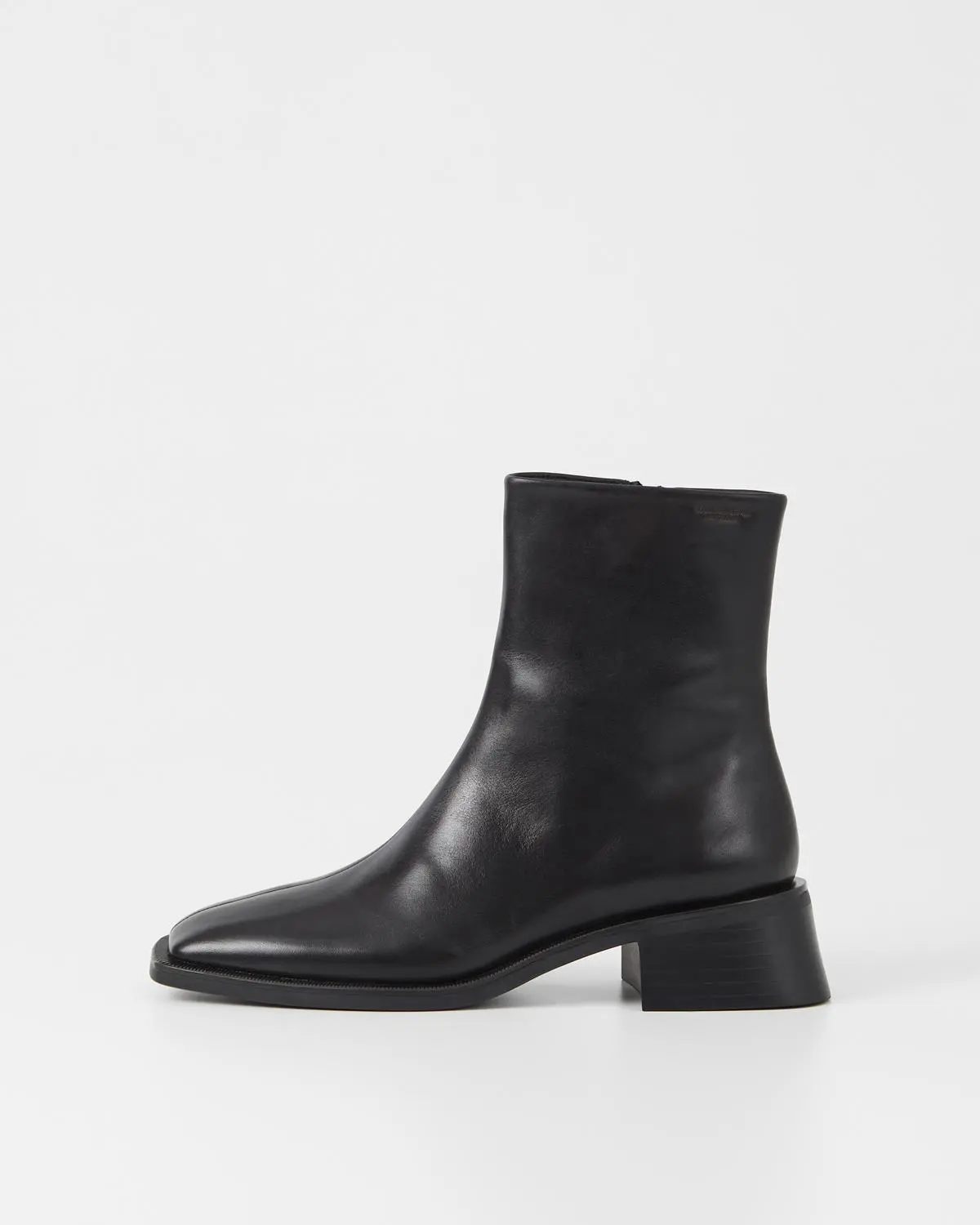 Blanca Ankle Boots (Black Leather)