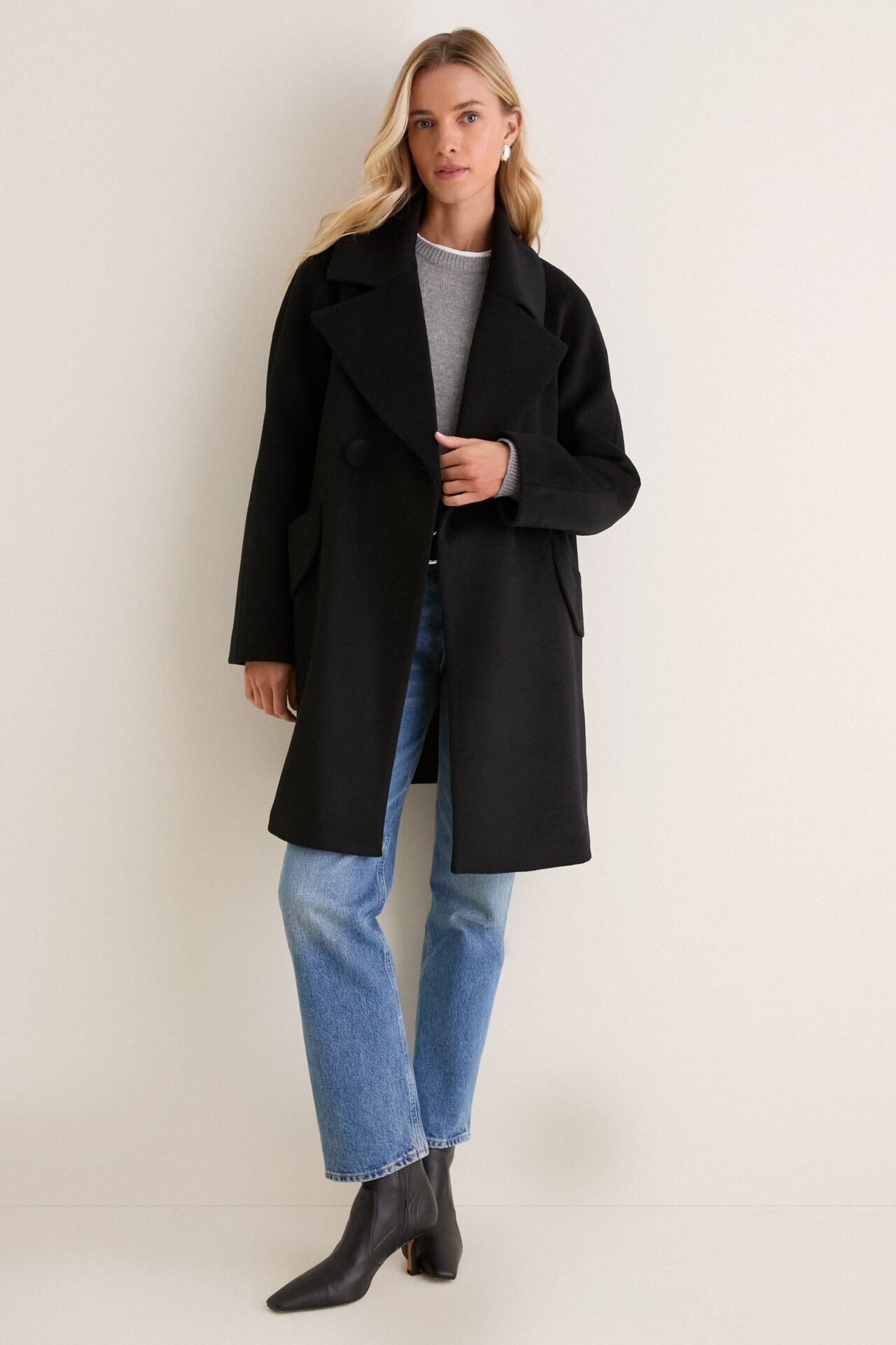 Black Harley Peacoat