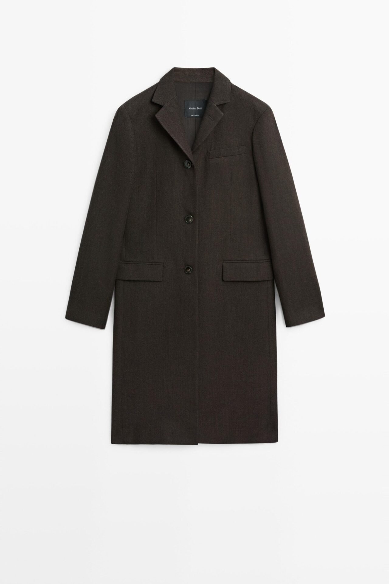 100% Wool Long Coat