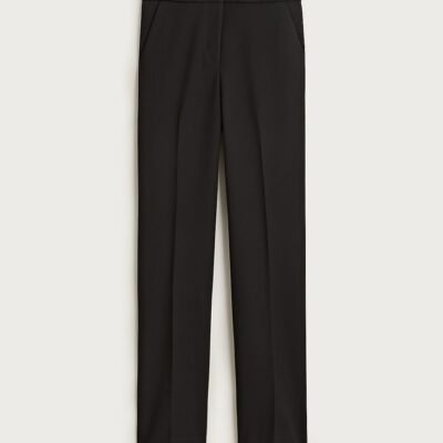 Kate Straight-Leg Pant in Four-Season Stretch (Black)