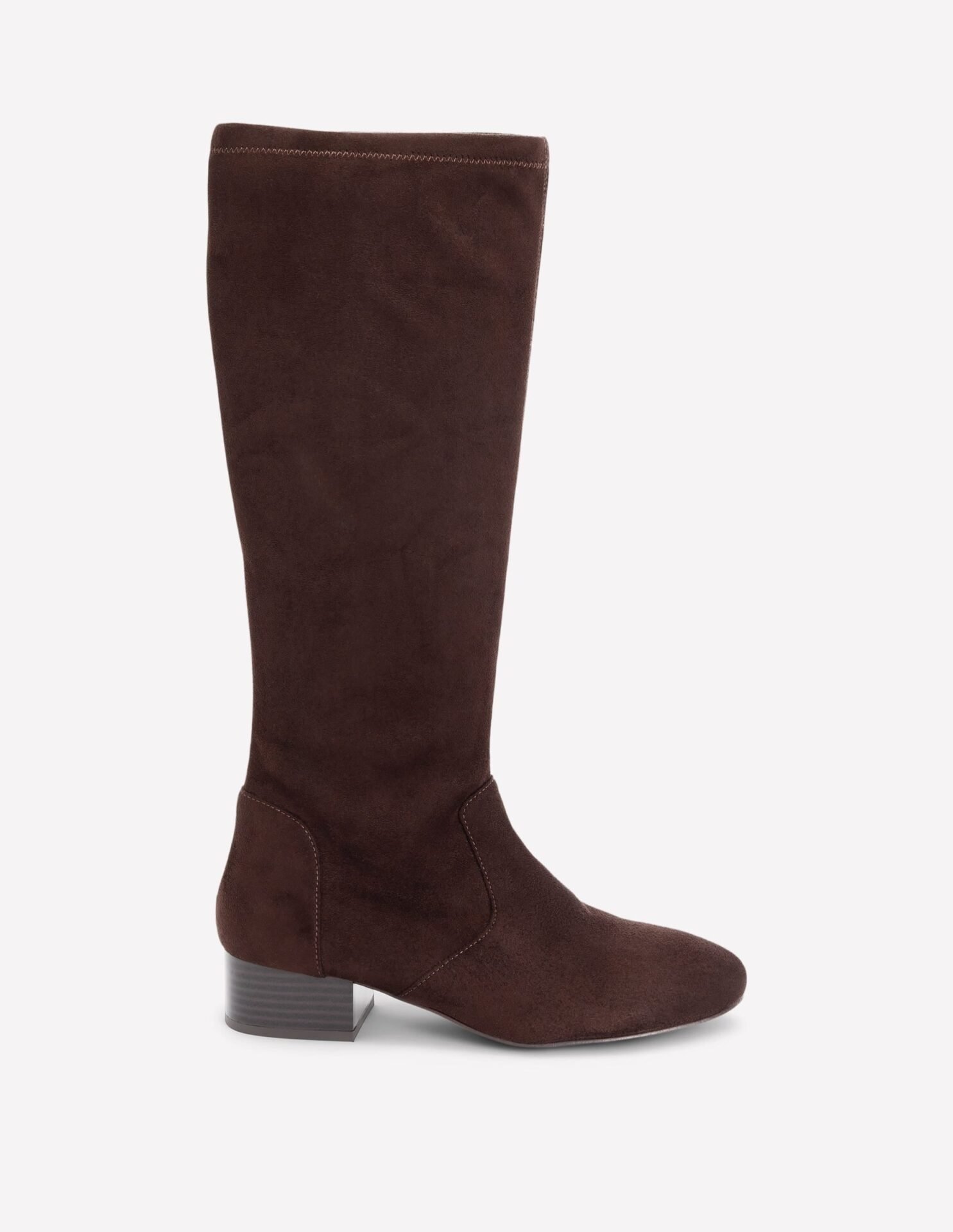 Flat Stretch Boots (Chocolate)