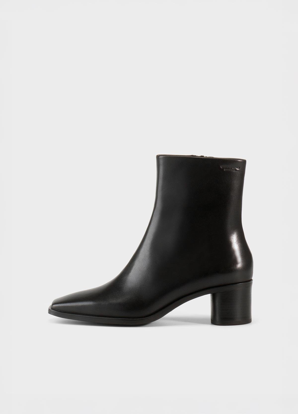 Fay Ankle Boots (Black Leather)