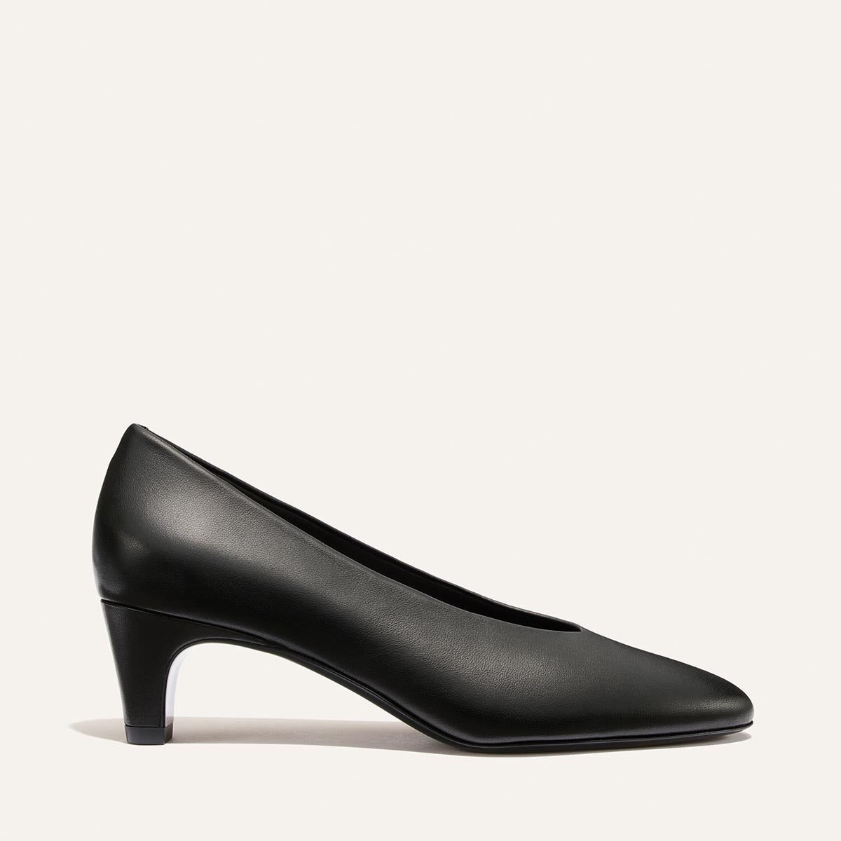 The Augusta Glove Pump - Black Nappa