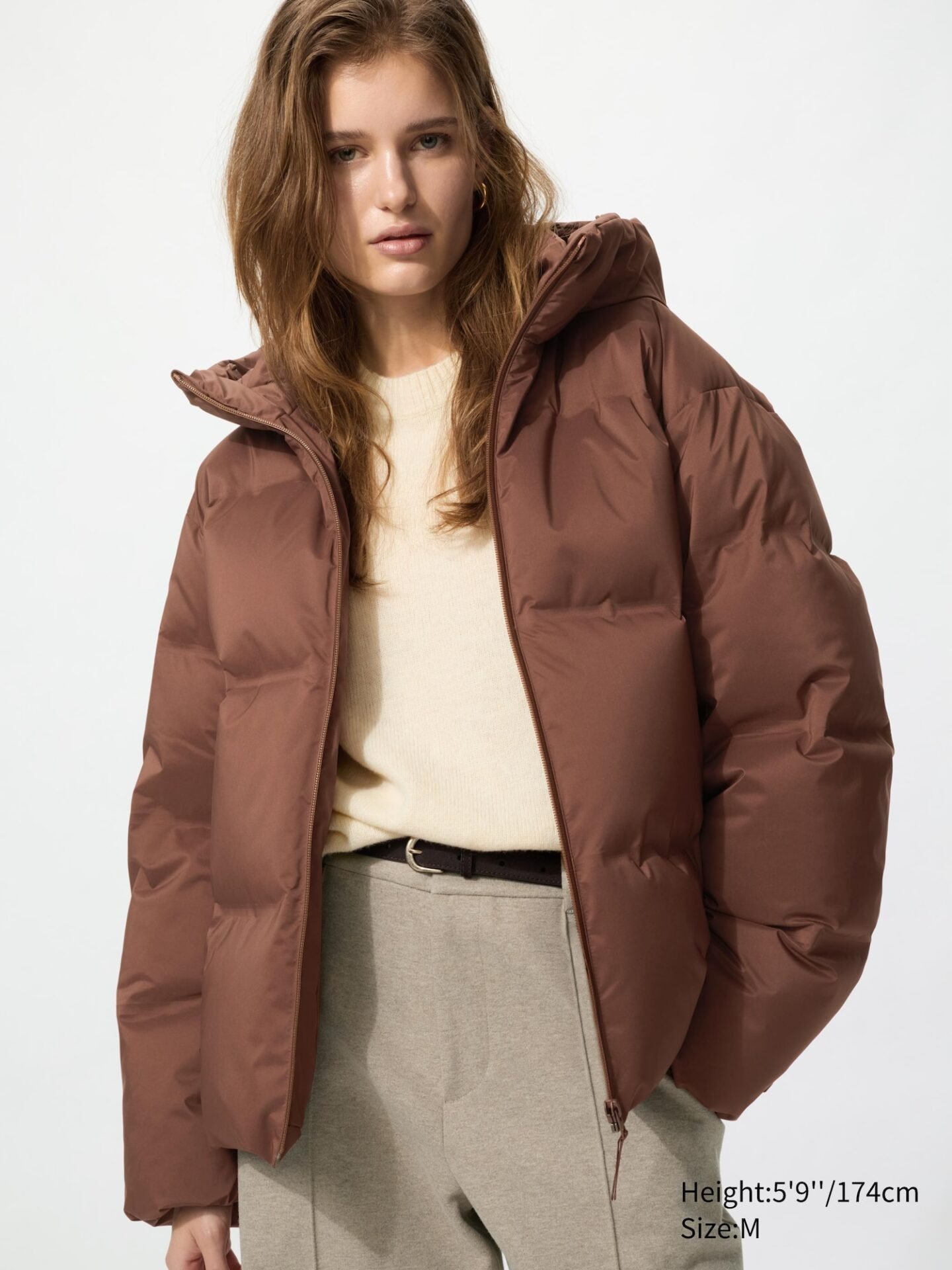 Seamless Down Parka (36 Brown)