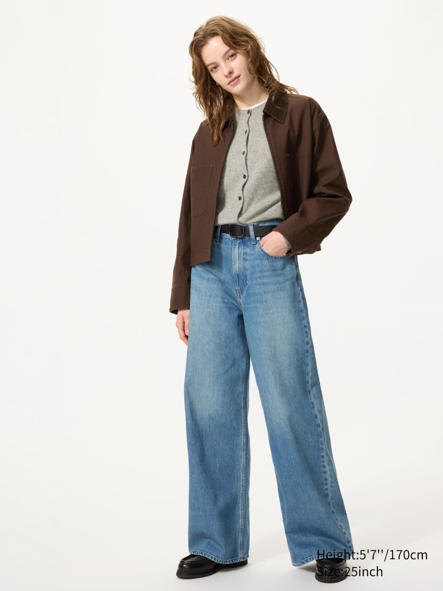 High Rise Wide Jeans (65 Blue)