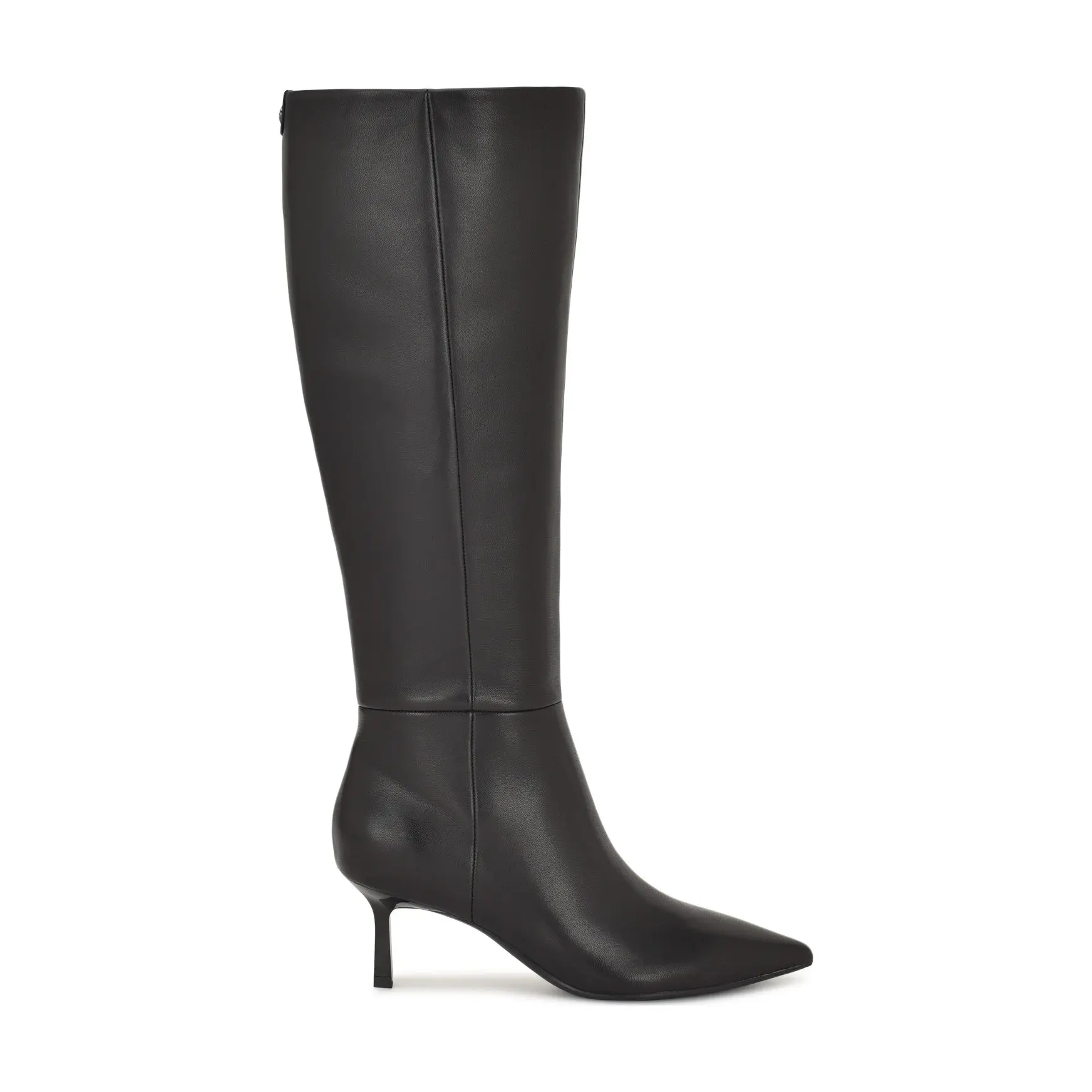 Kimdee 9X9 Knee High Leather Boots (Black Leather)