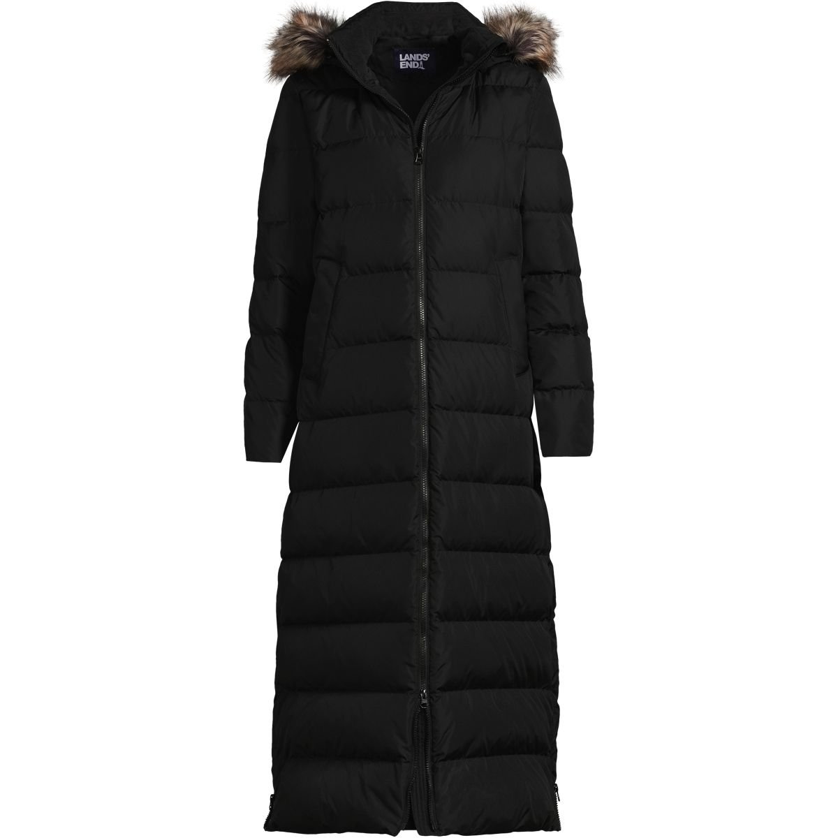 Women's Max 600 Down Long Maxi Coat (Black)