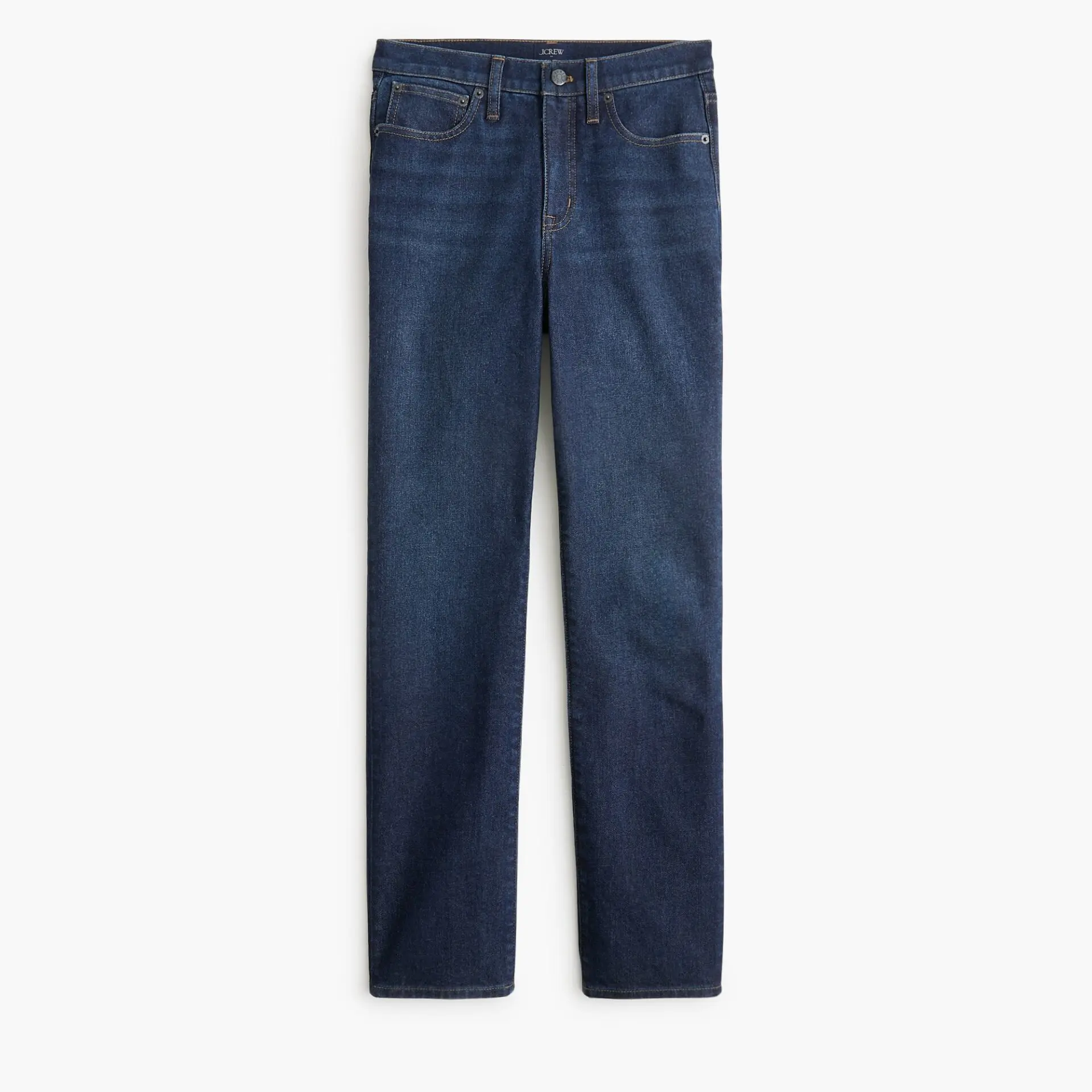 Essential Straight Jean in All-Day Stretch (Dark Indigo Wash)