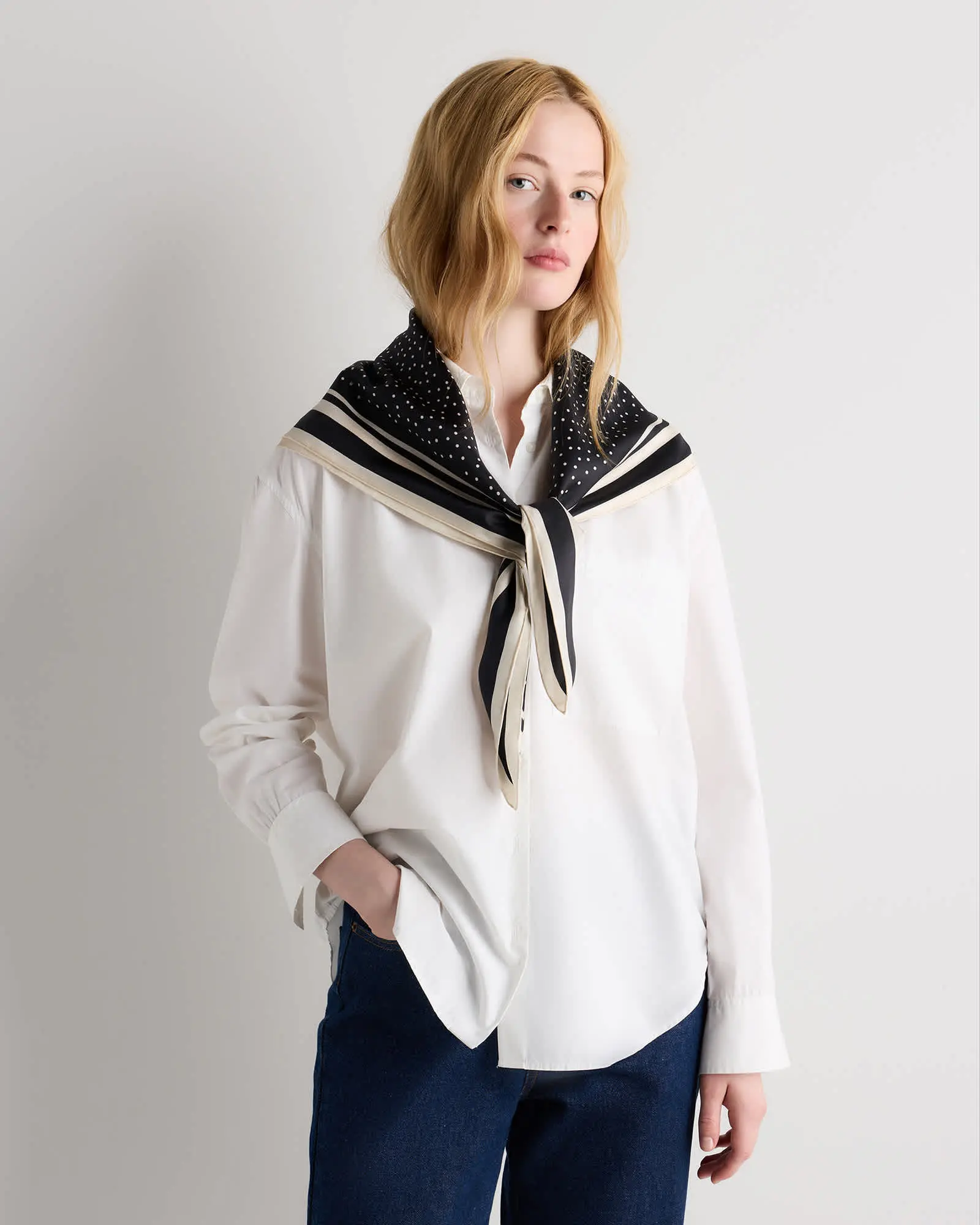 100% Silk Square Scarf