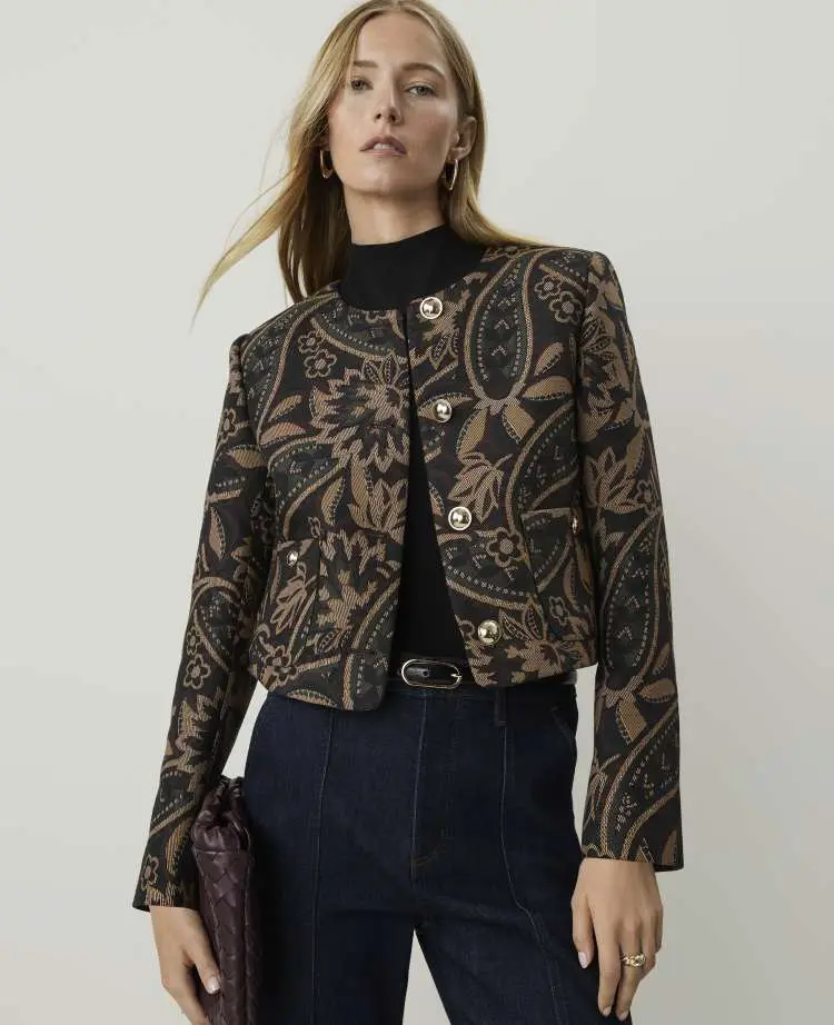 The Paisley Patch Pocket Jacket (Safari Foliage)