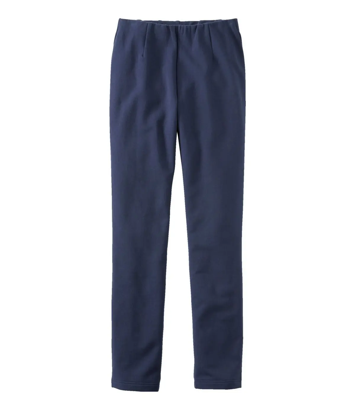 Women's Perfect Fit Pants, Fleece-Backed Slim-Leg (Classic Navy)