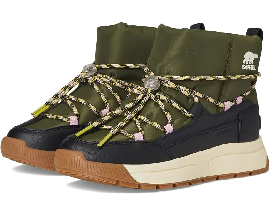 SOREL Whitney III Slip-On Waterproof Boot (Utility Green/Black)