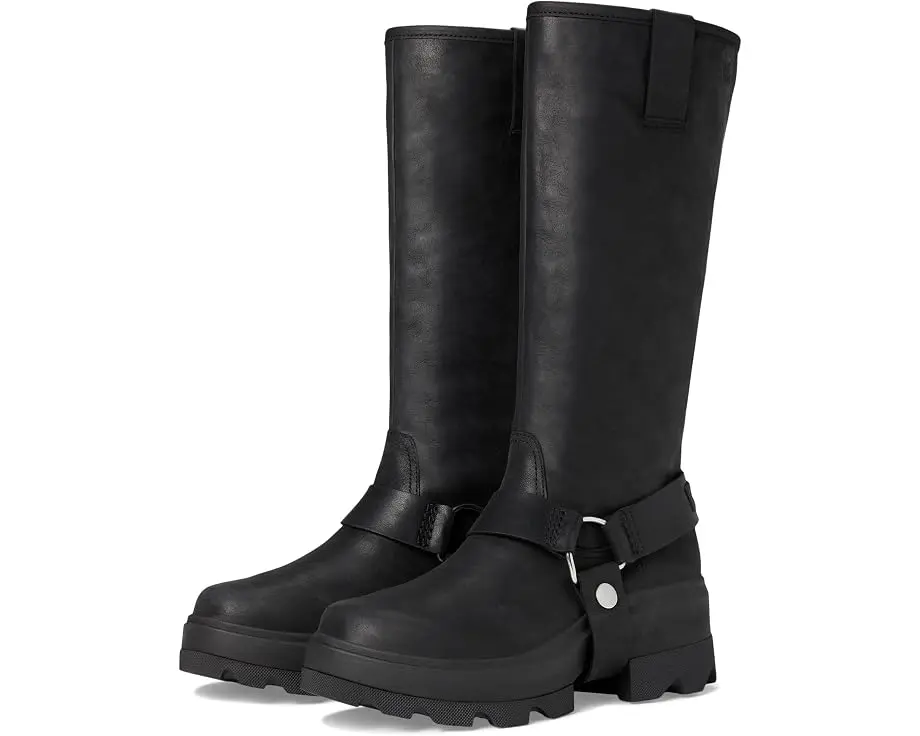 SOREL Joan FRWD Tall Waterproof Boot (Black/Black)