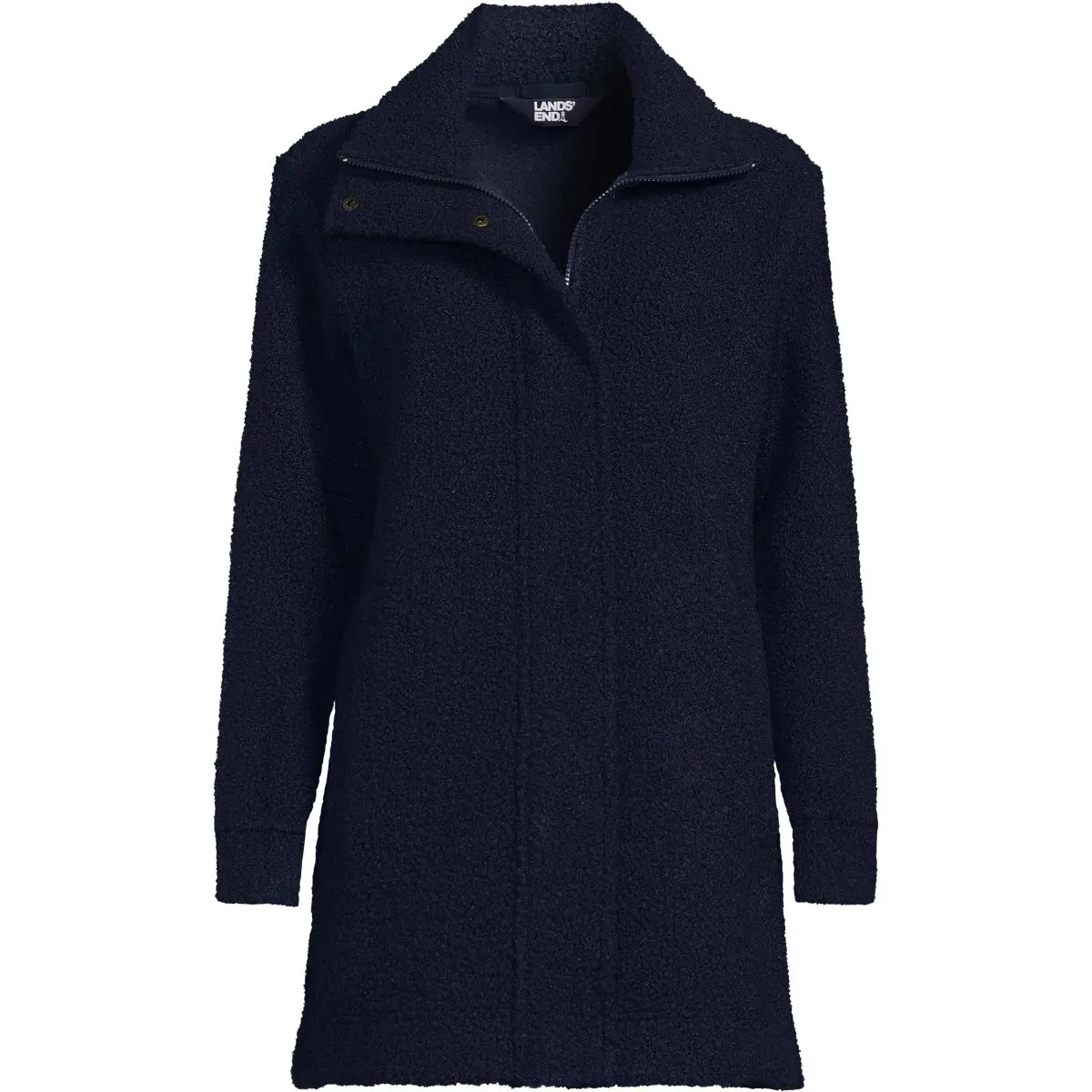 Women's Boucle Fleece Coat (Radiant Navy)
