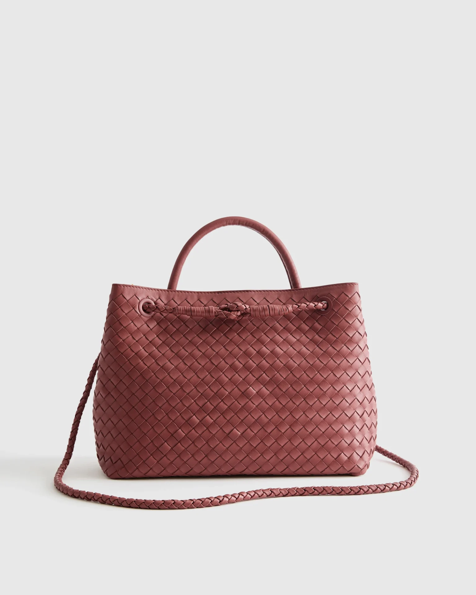 Romy Handwoven Satchel (Merlot)