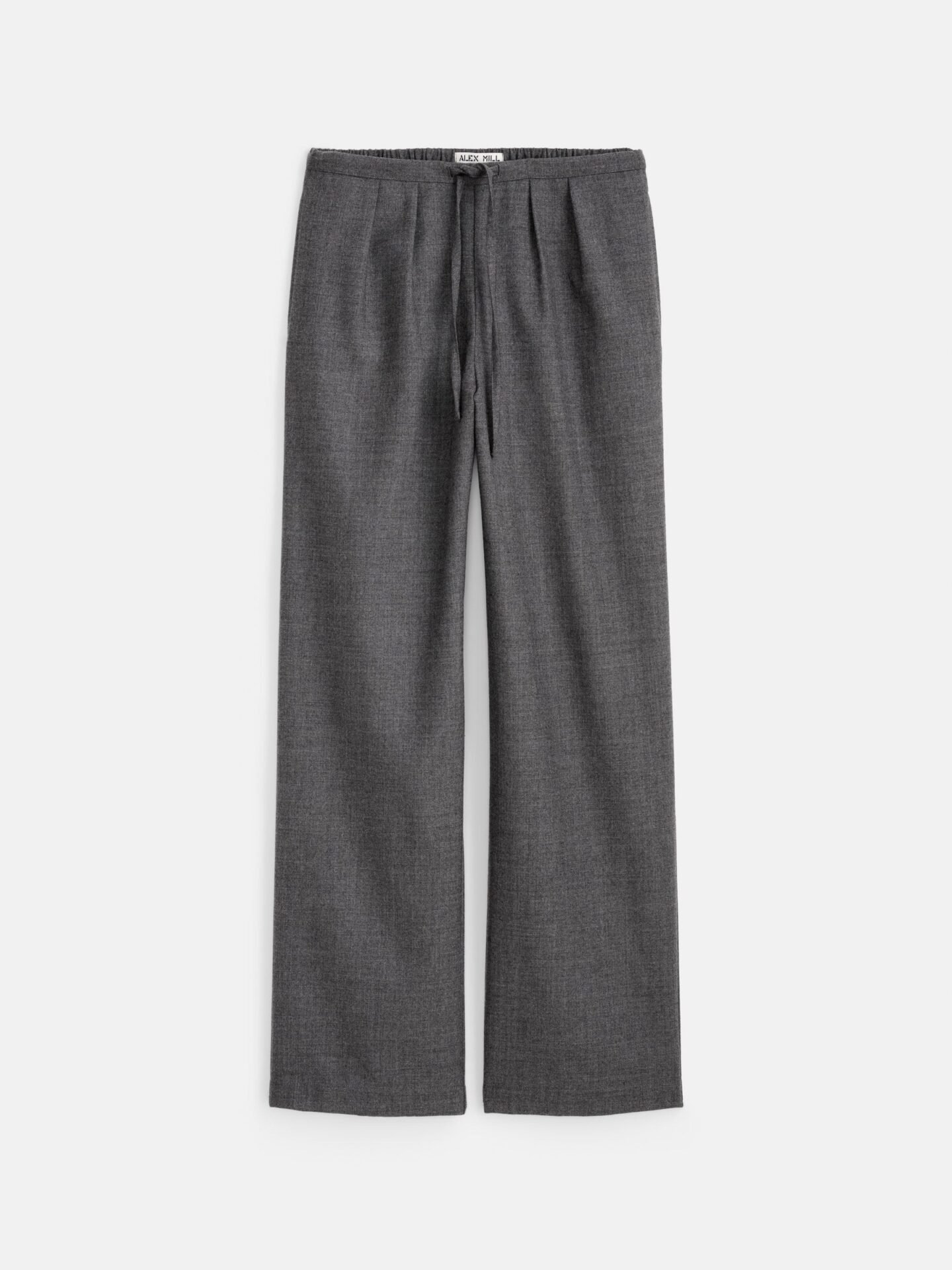 Hudson Pant in Wool Flannel (Heather Grey)