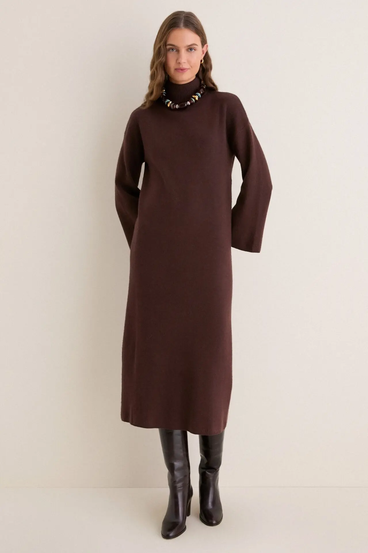 Chocolate Vivianne Midi Dress