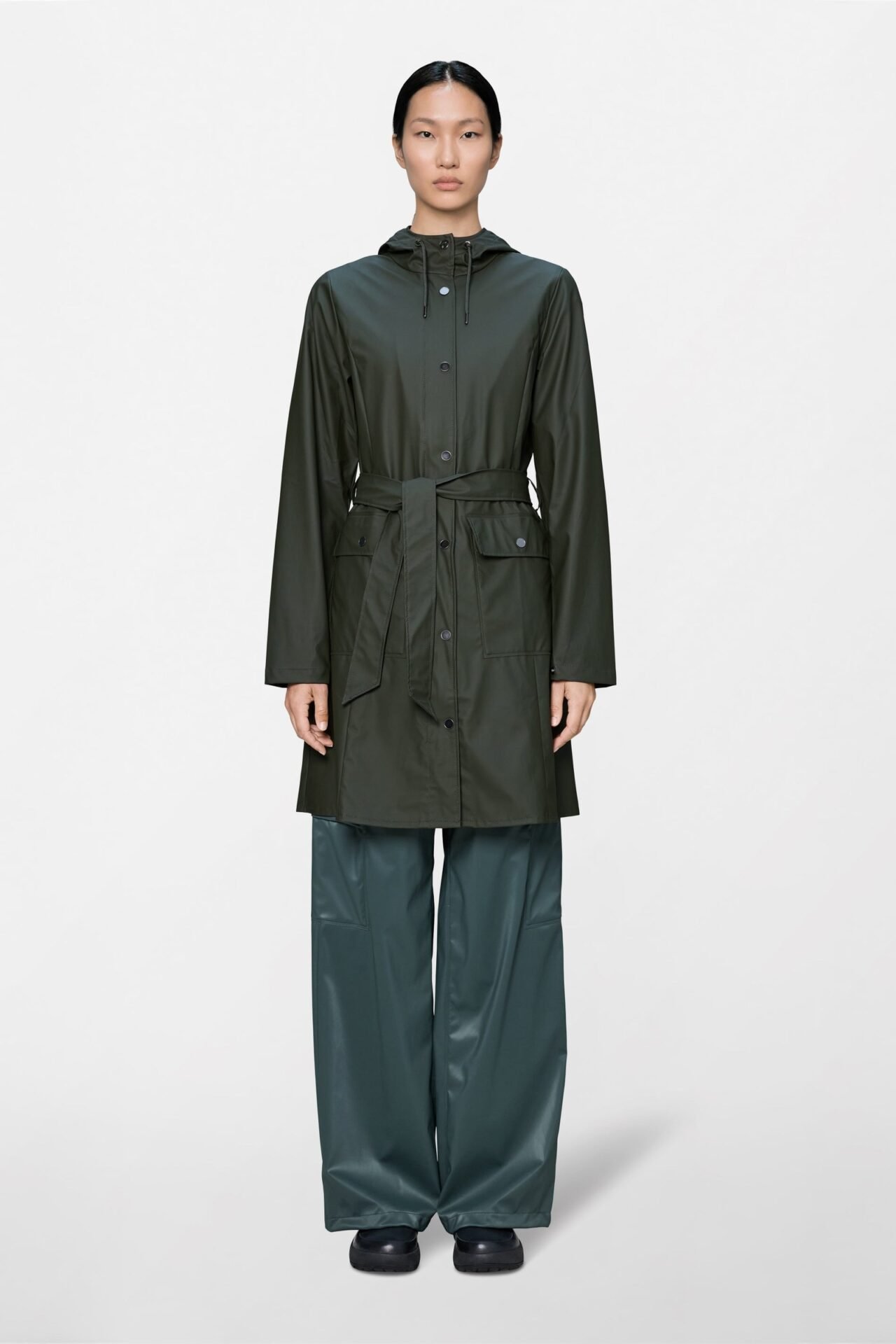 Curve Long Jacket (Green)