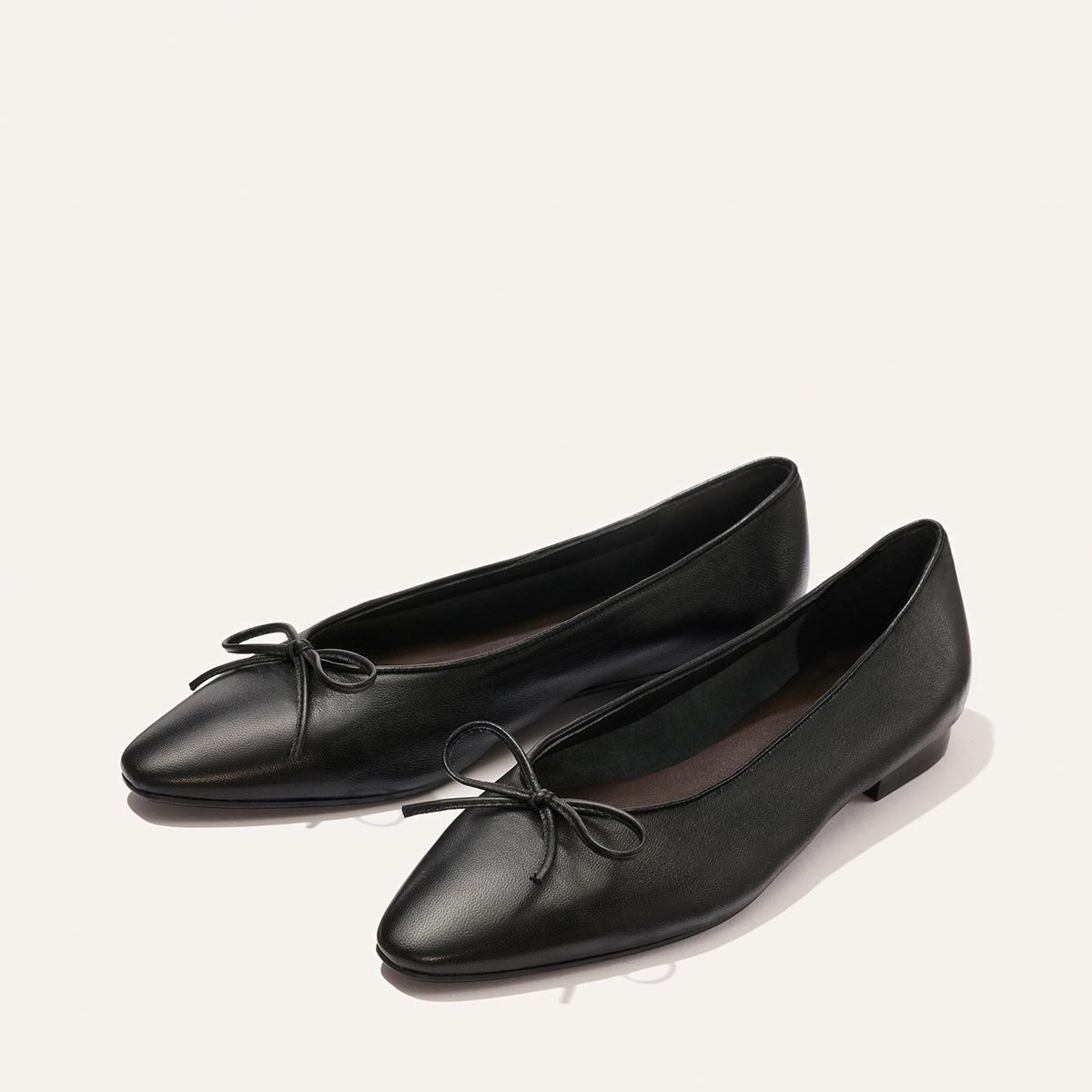 The Salamanca Ballet Flat (Black Nappa)