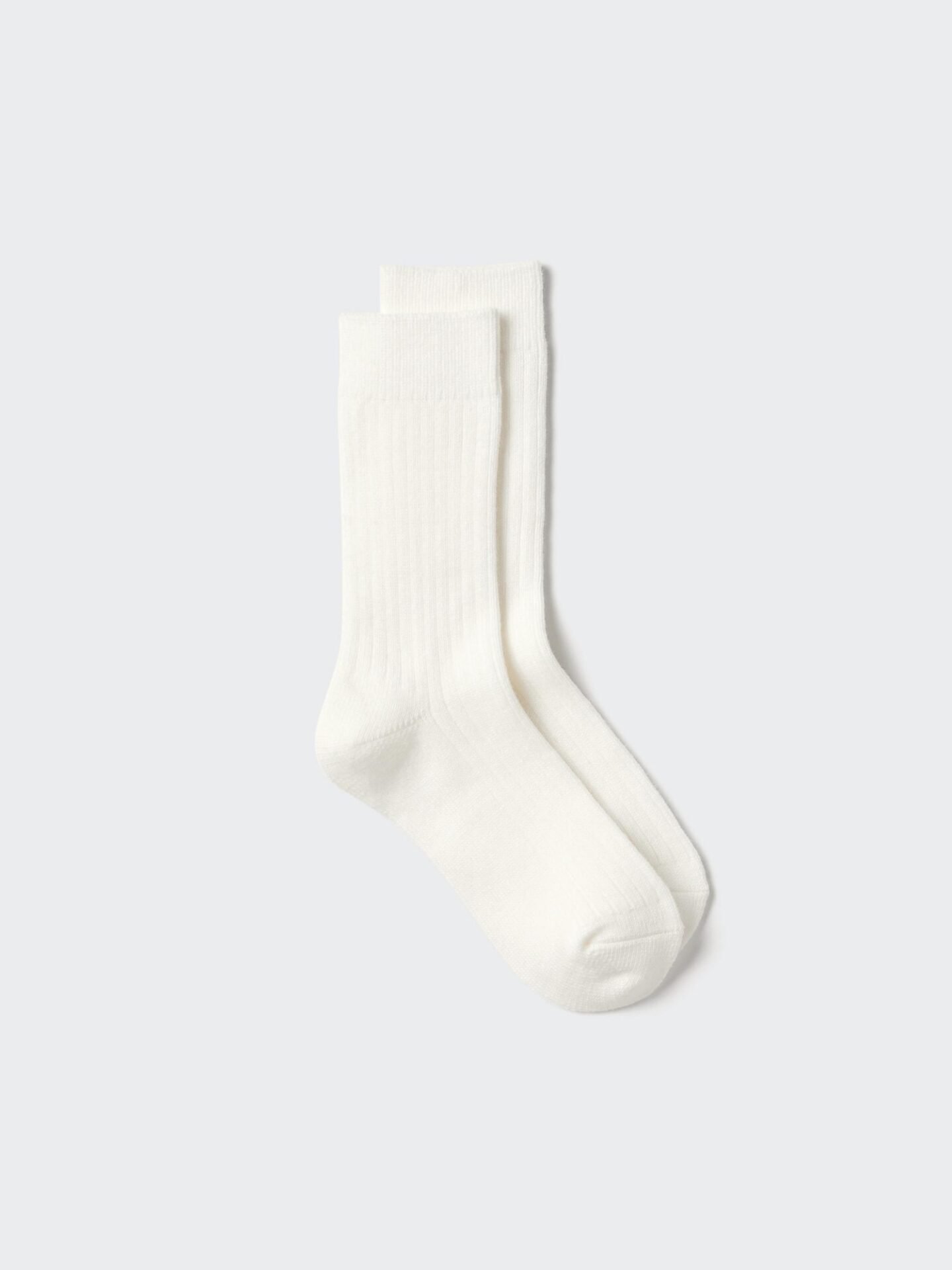 HEATTECH Socks | Ribbed (White)