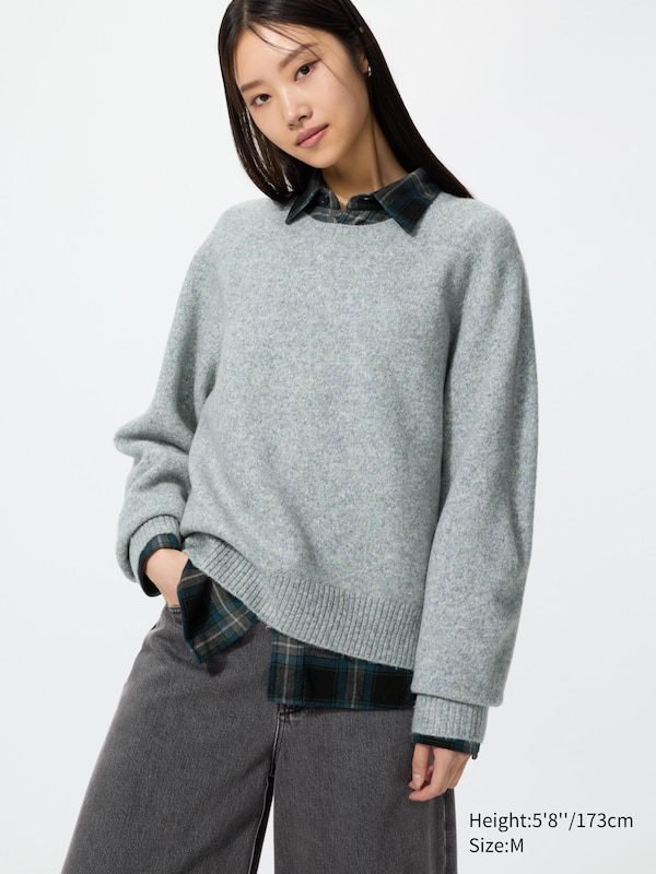 Souffle Yarn Sweater (04 Gray)