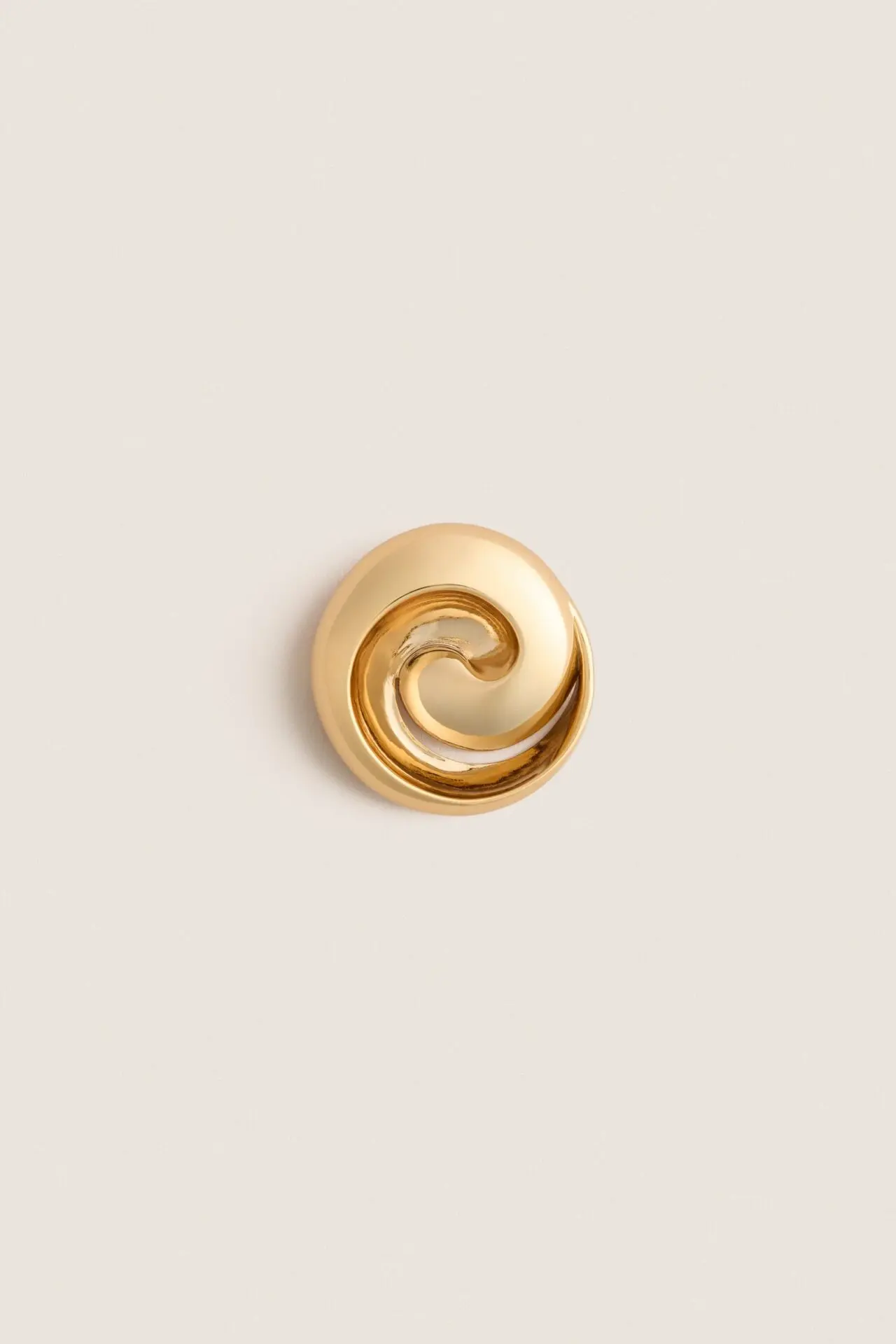 Renzo Brooch (High Polish Gold)