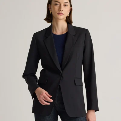 Cashmere Slim Crew Sweater (Black)