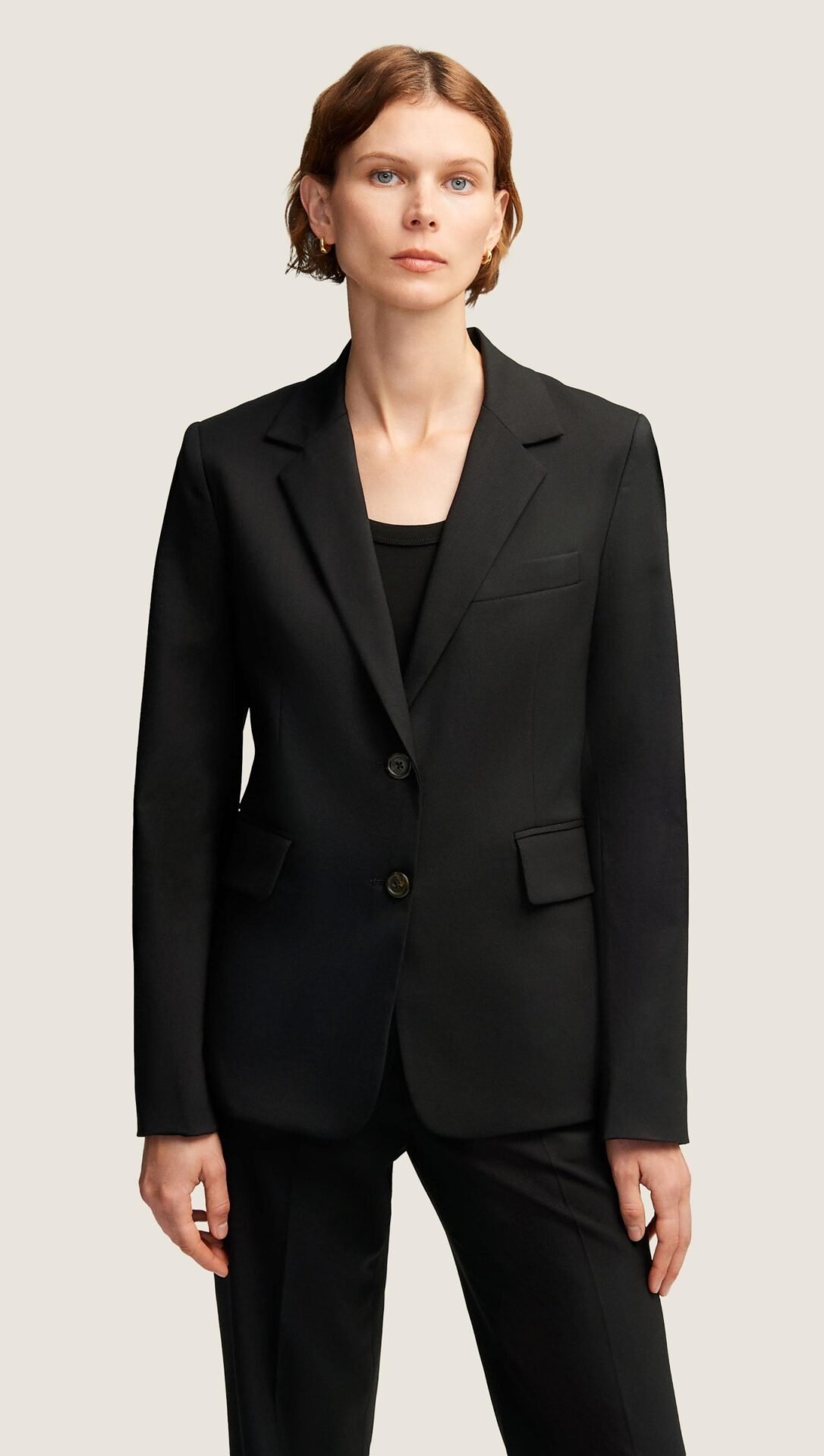Copain Blazer in Seasonless Wool (Black)