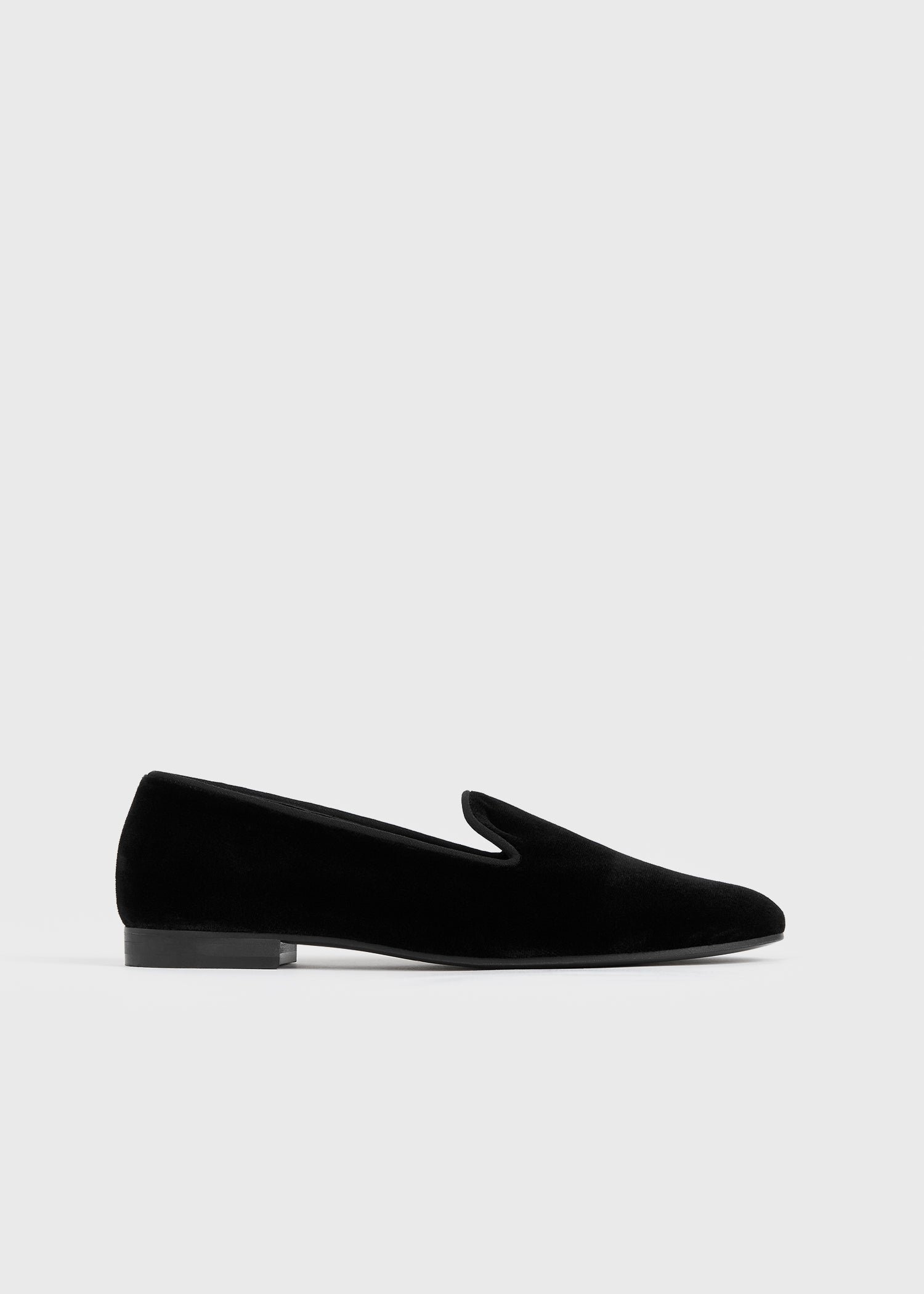 Velvet Loafers (Black)