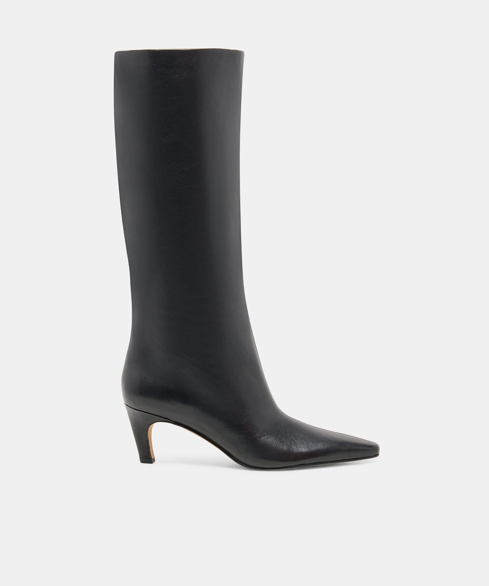 Jazmin Leather Boots (Black Leather)