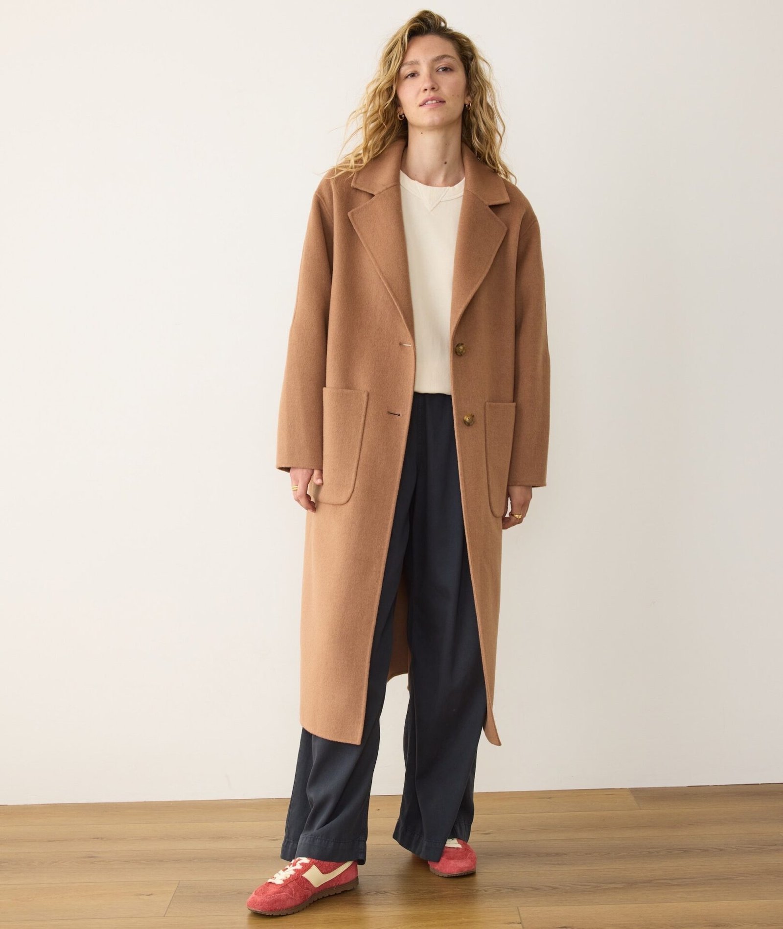 Colette Wool Topcoat (Camel)