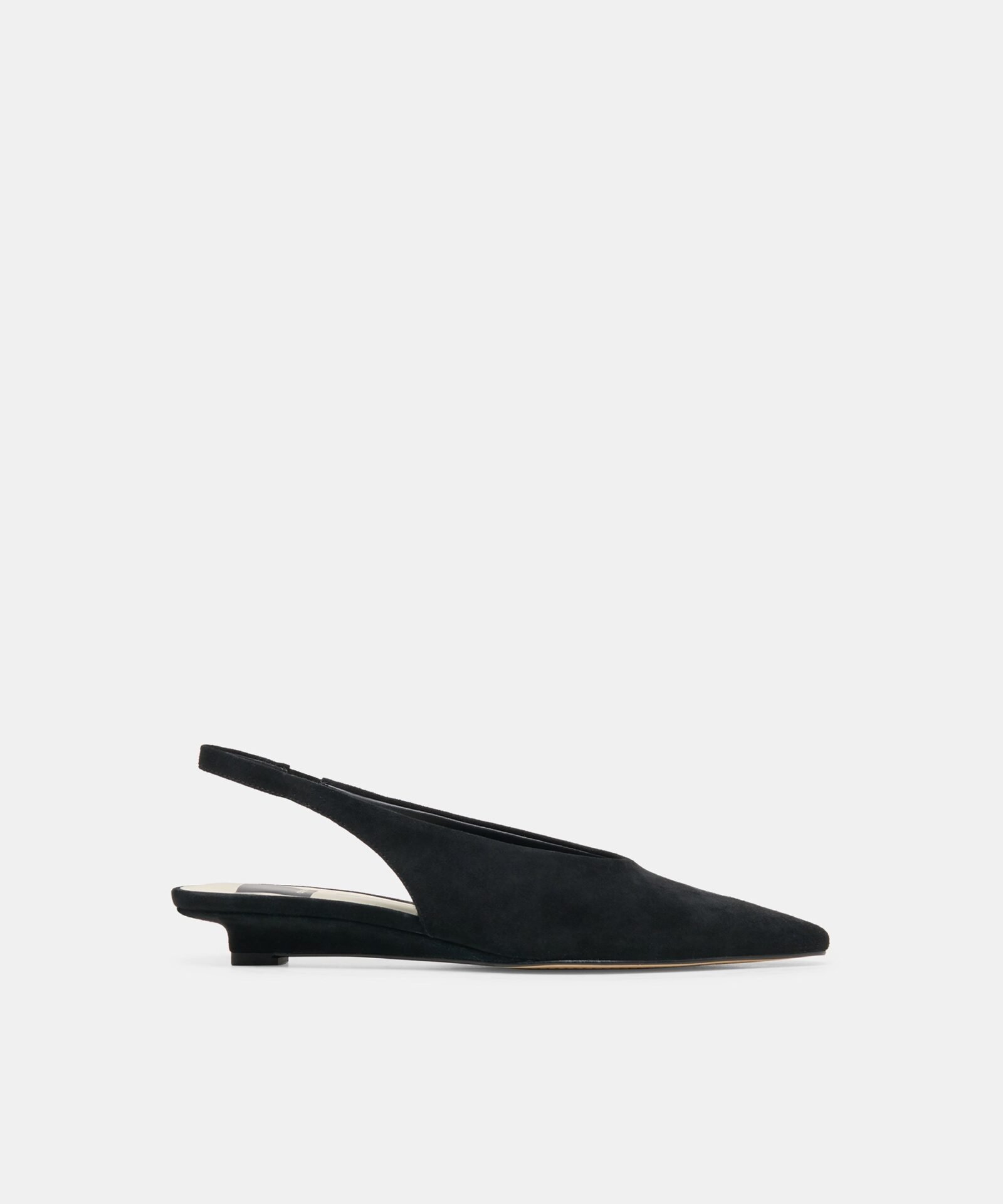 Leeroy Flats Onyx Suede