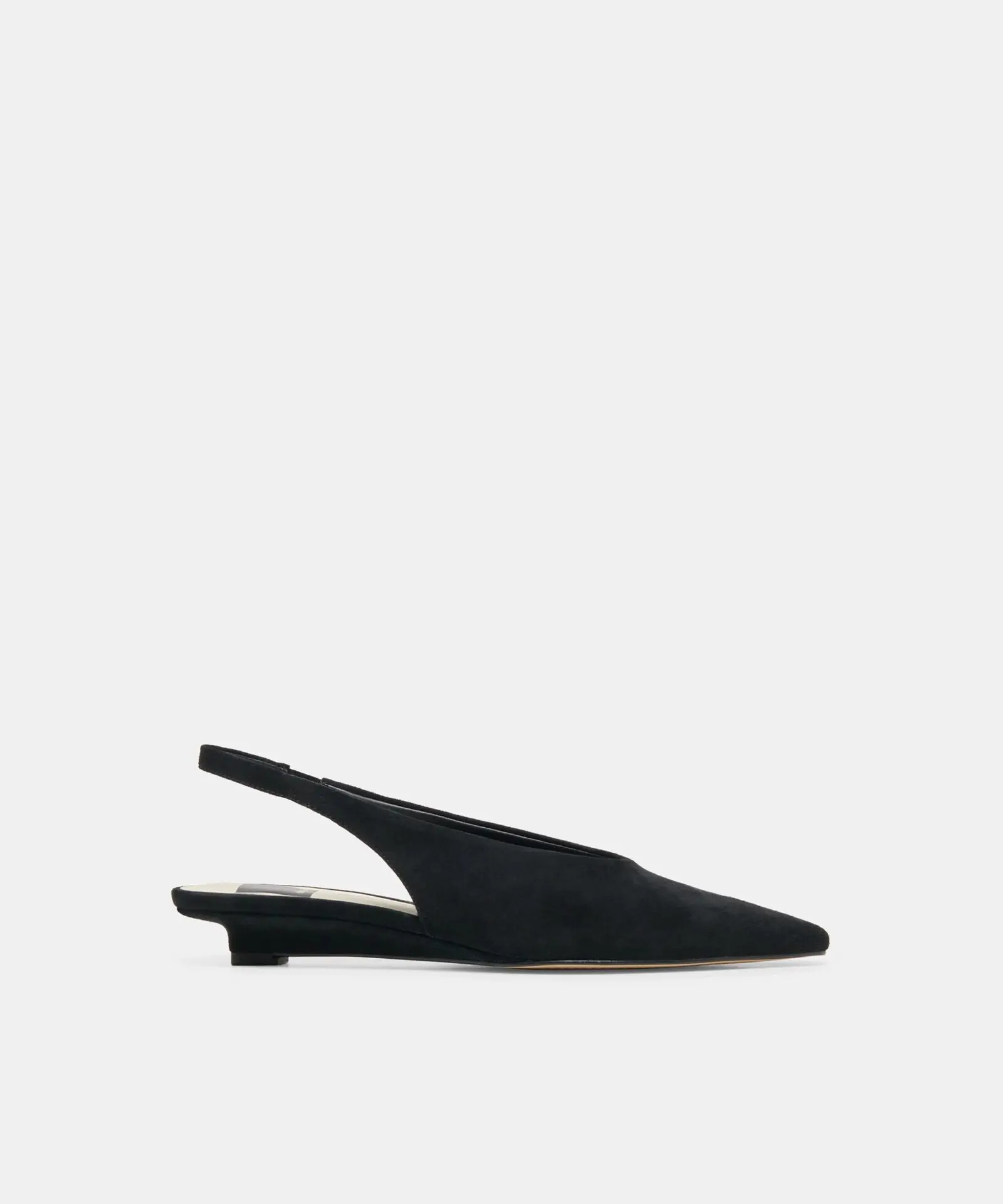 Leeroy Flats Onyx Suede