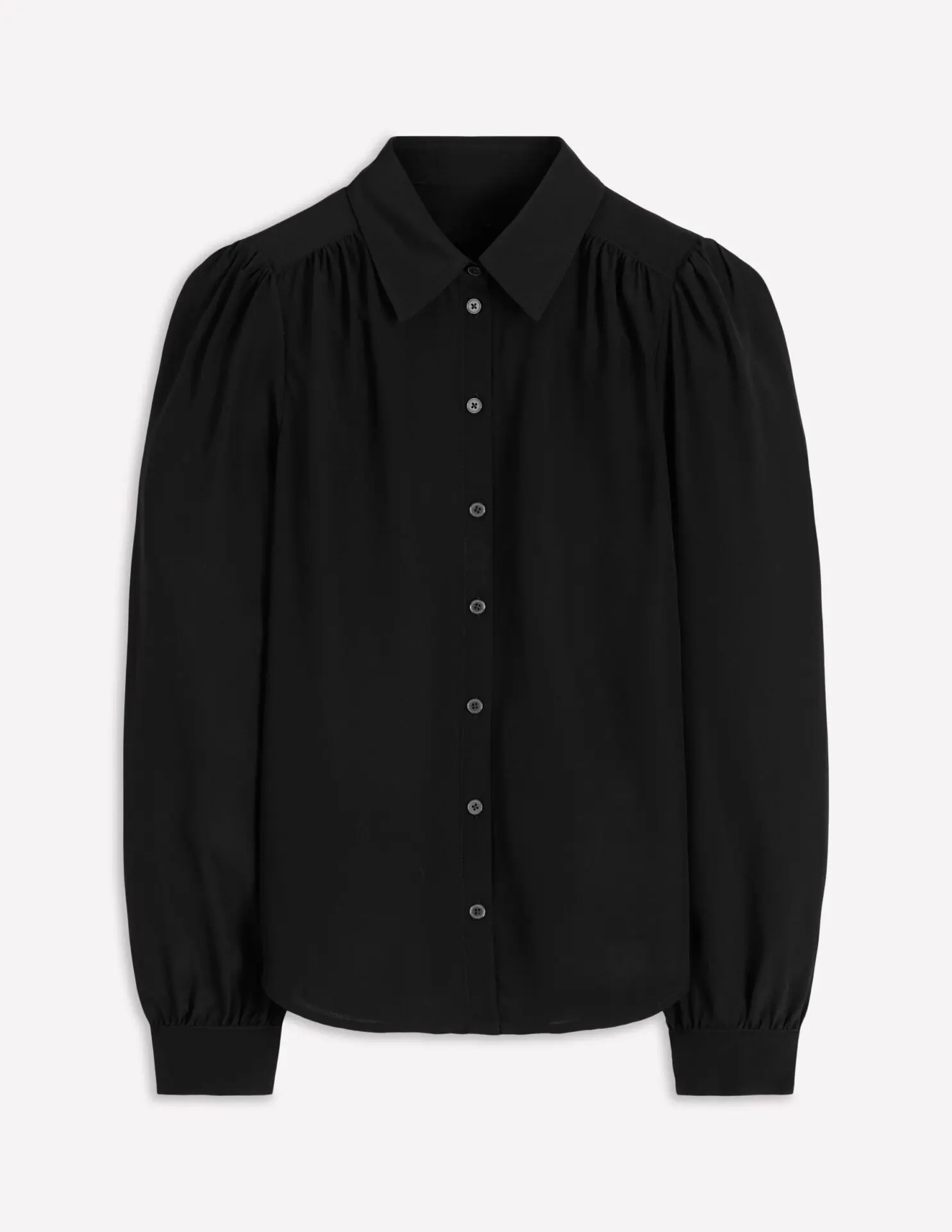 Sara Silk Shirt - Black