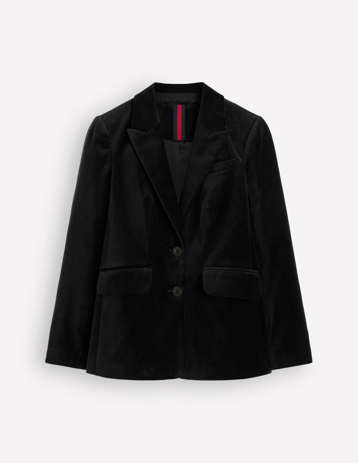 Stamford Velvet Blazer - Black