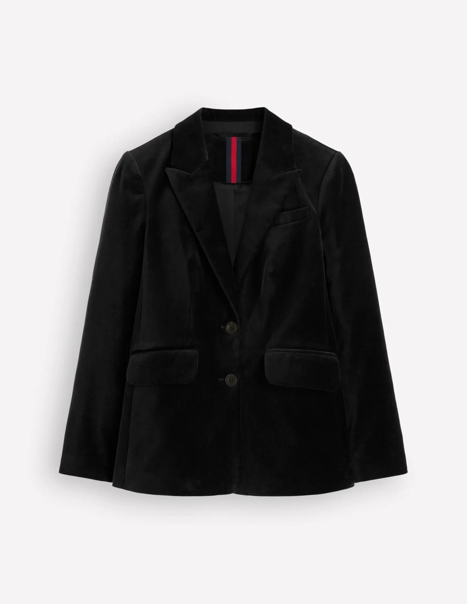 Stamford Velvet Blazer - Black