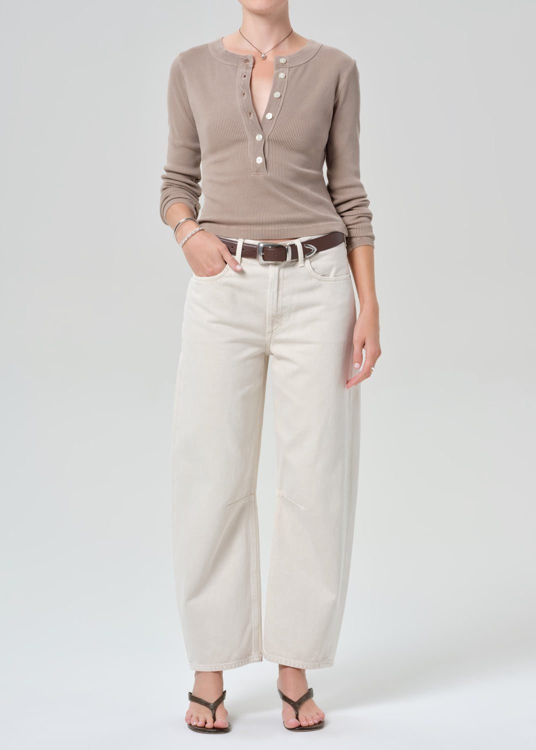Miro Relaxed Jean (Almondette)