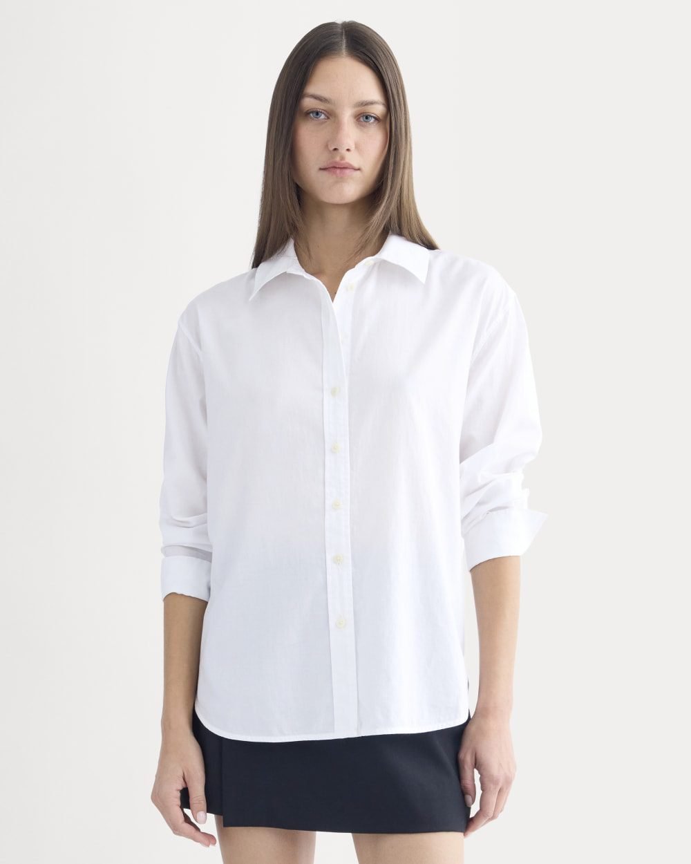 Everyday Shirt in Silky Cotton (White)