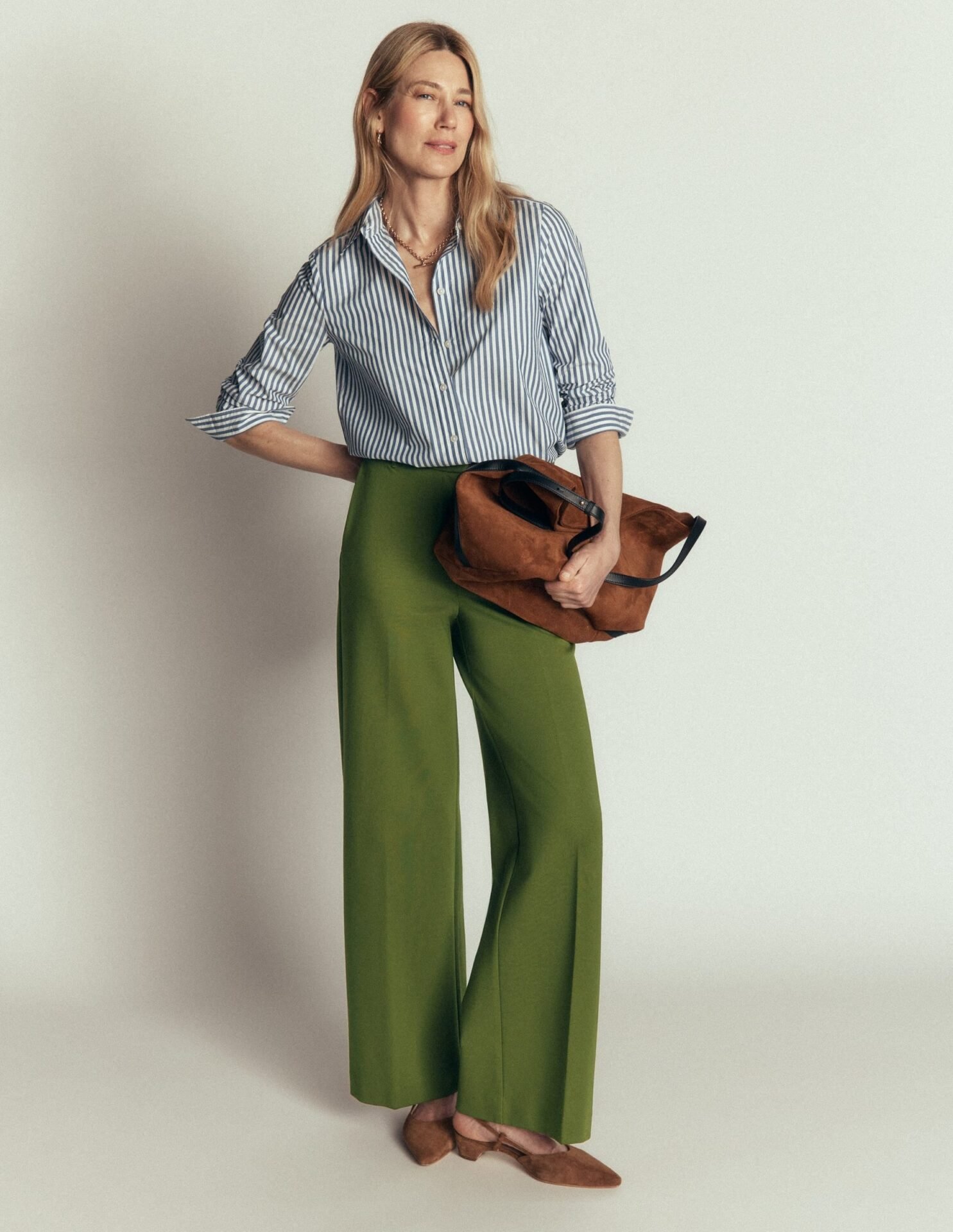 Belgravia Ponte Pants (Forest Green)