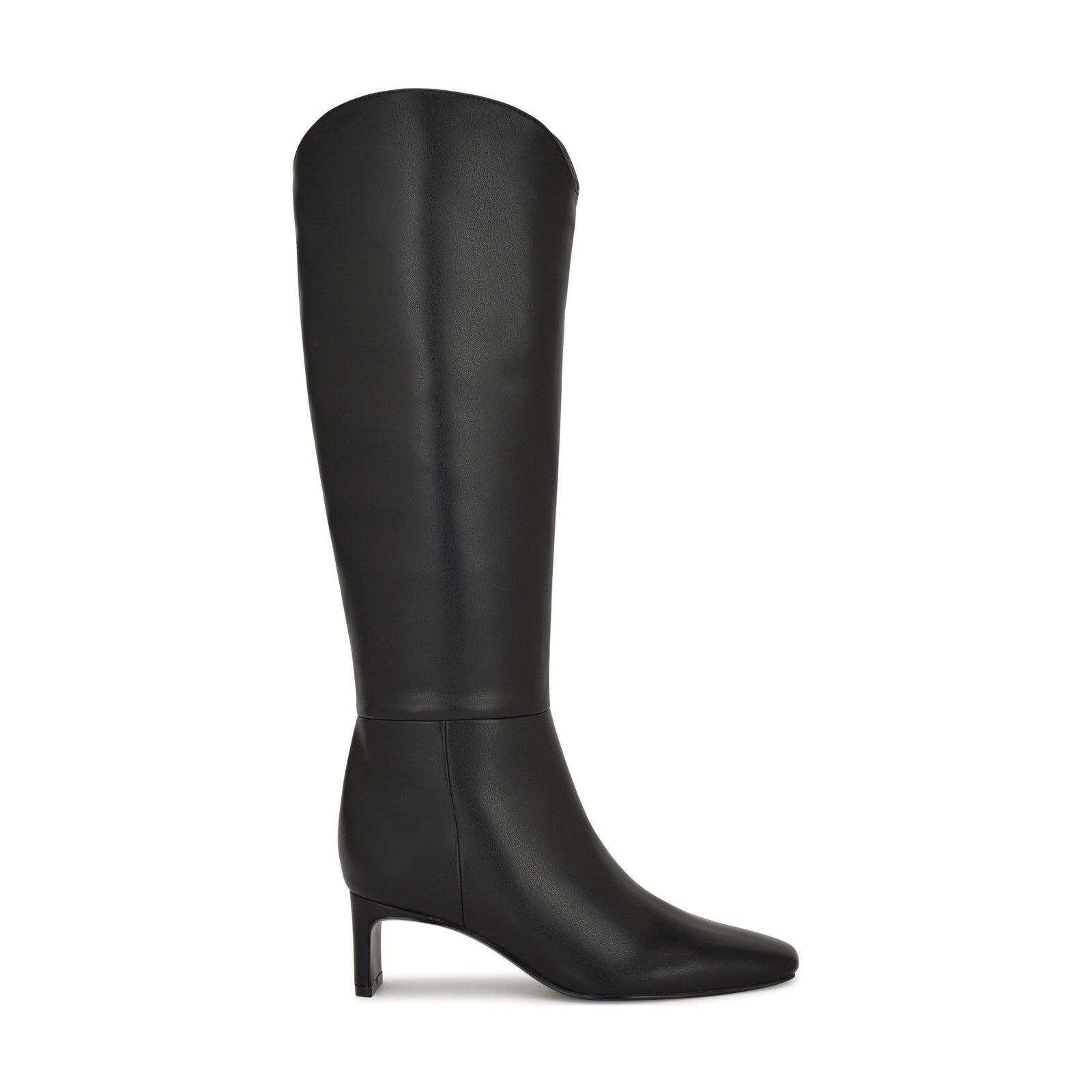 Cacie Knee High Boots (Black Smooth)