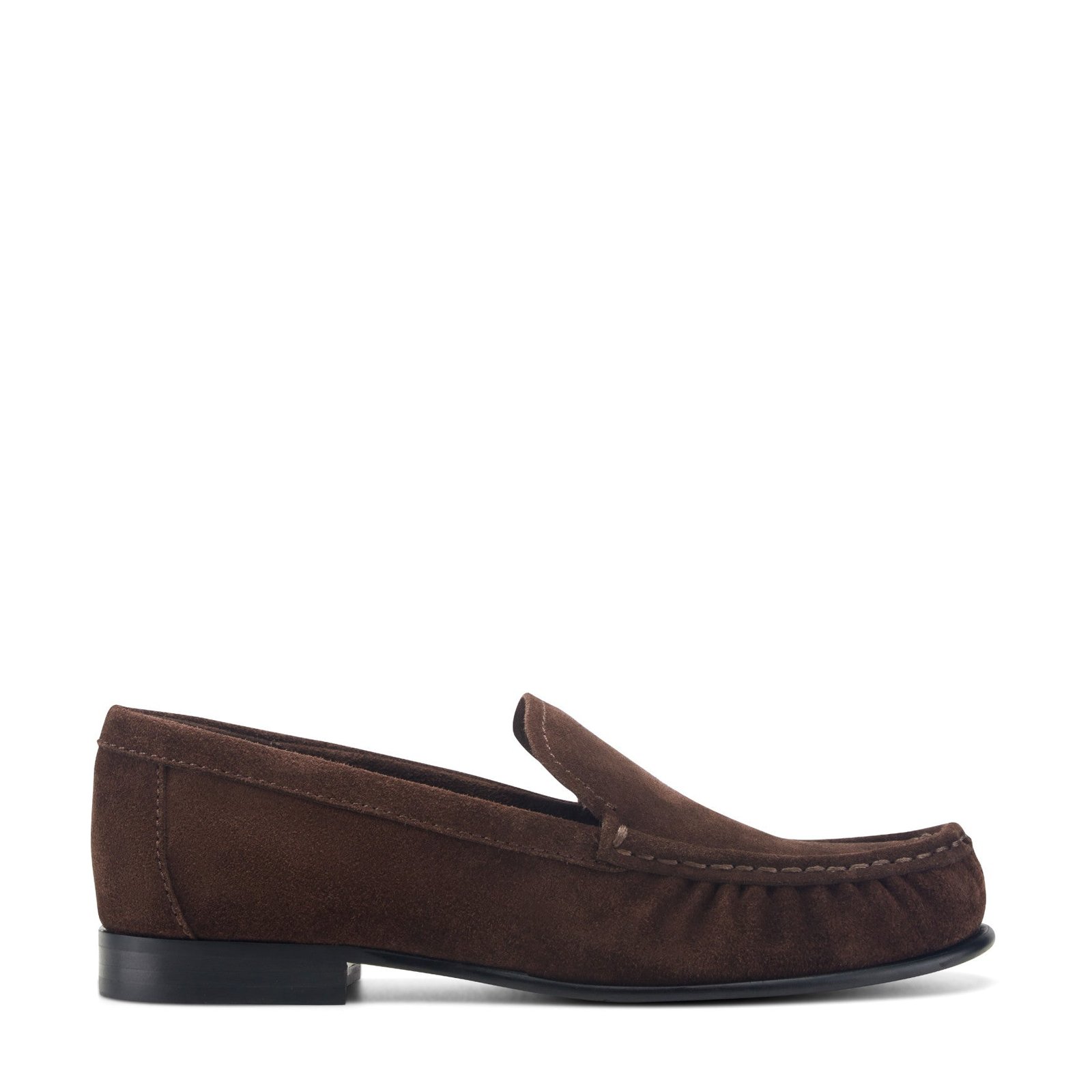 Mazle Leather Loafer (Dark Brown Suede)