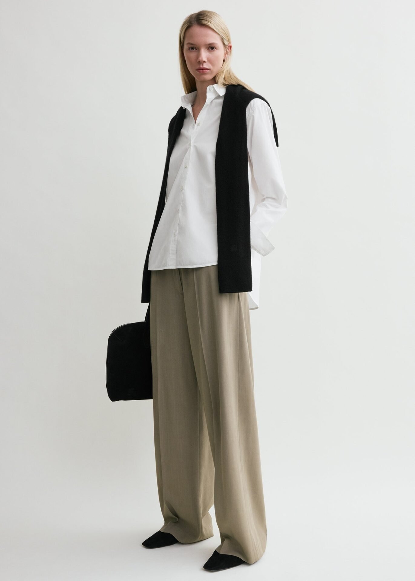 Signature Cotton Shirt (White)
