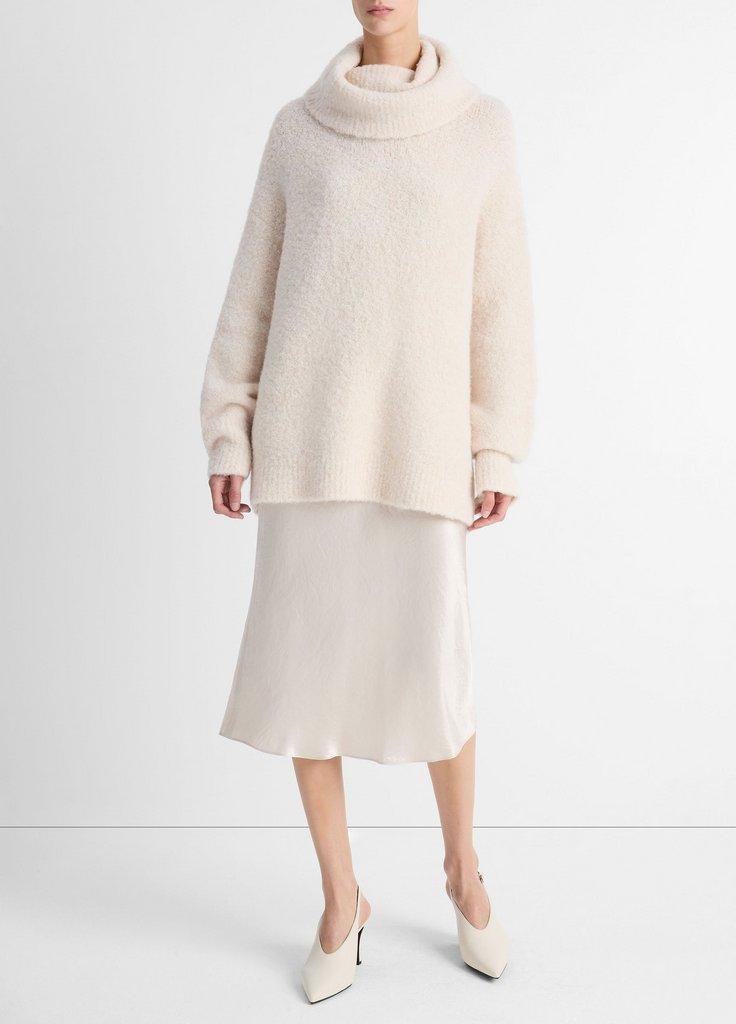 Satin Slip Skirt (Champagne)