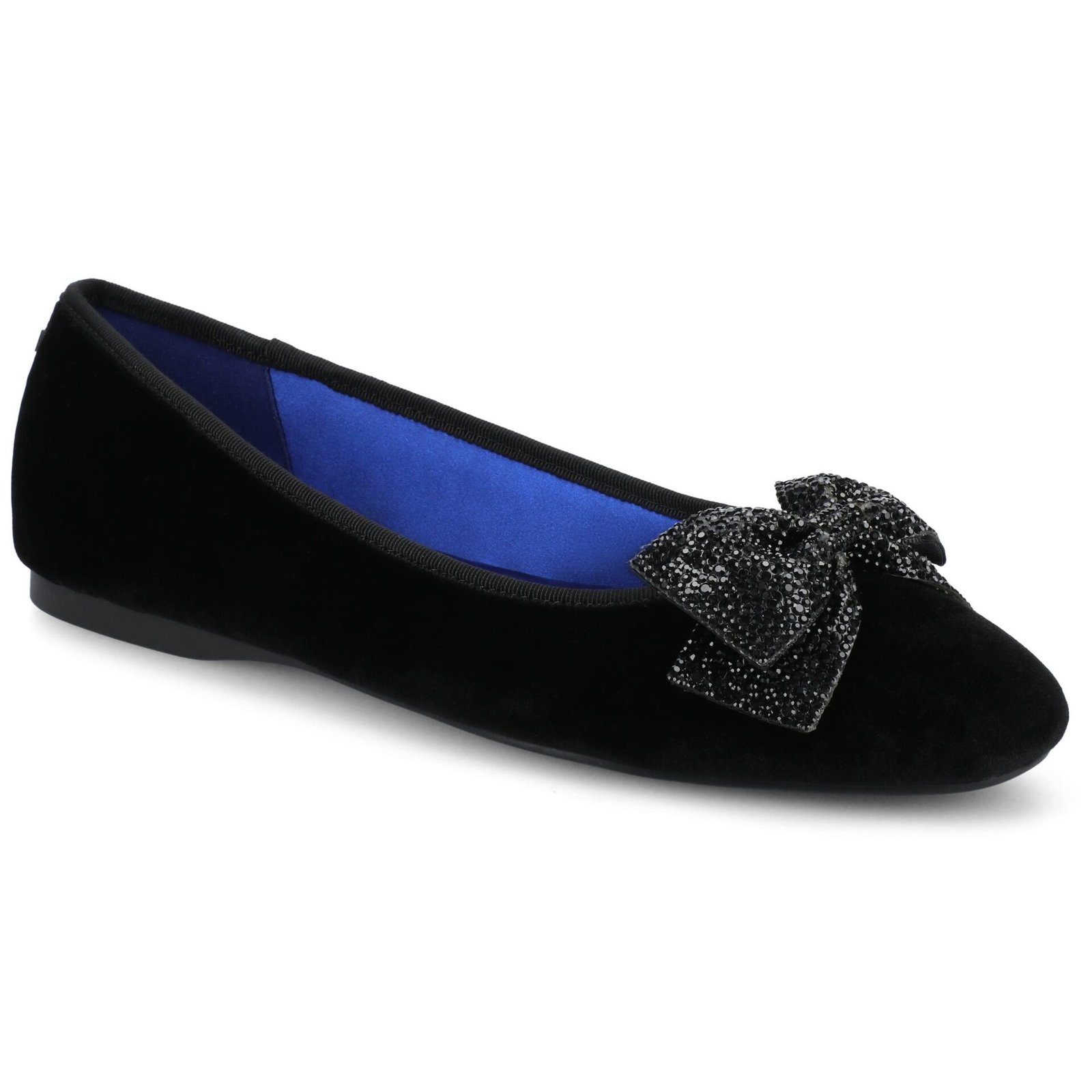 Birdies The Hummingbird Jewelry Bow Flats (Black Velvet)